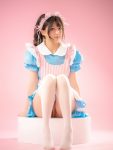 Cosplay Nagisa魔物喵 – メイド喫茶 Set.02(41P)