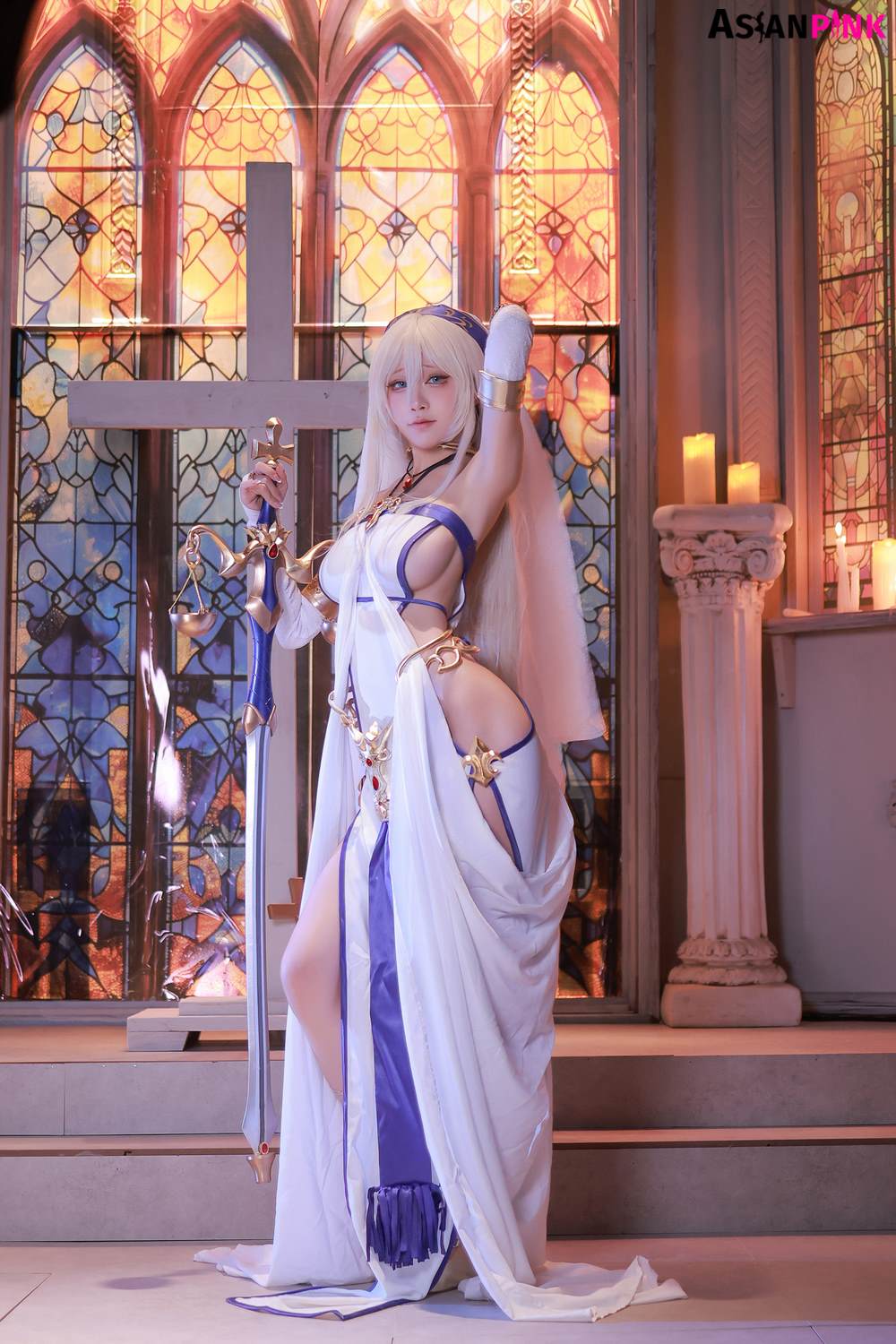 水淼Aqua cosplay Sword Maiden – Goblin Slayer
