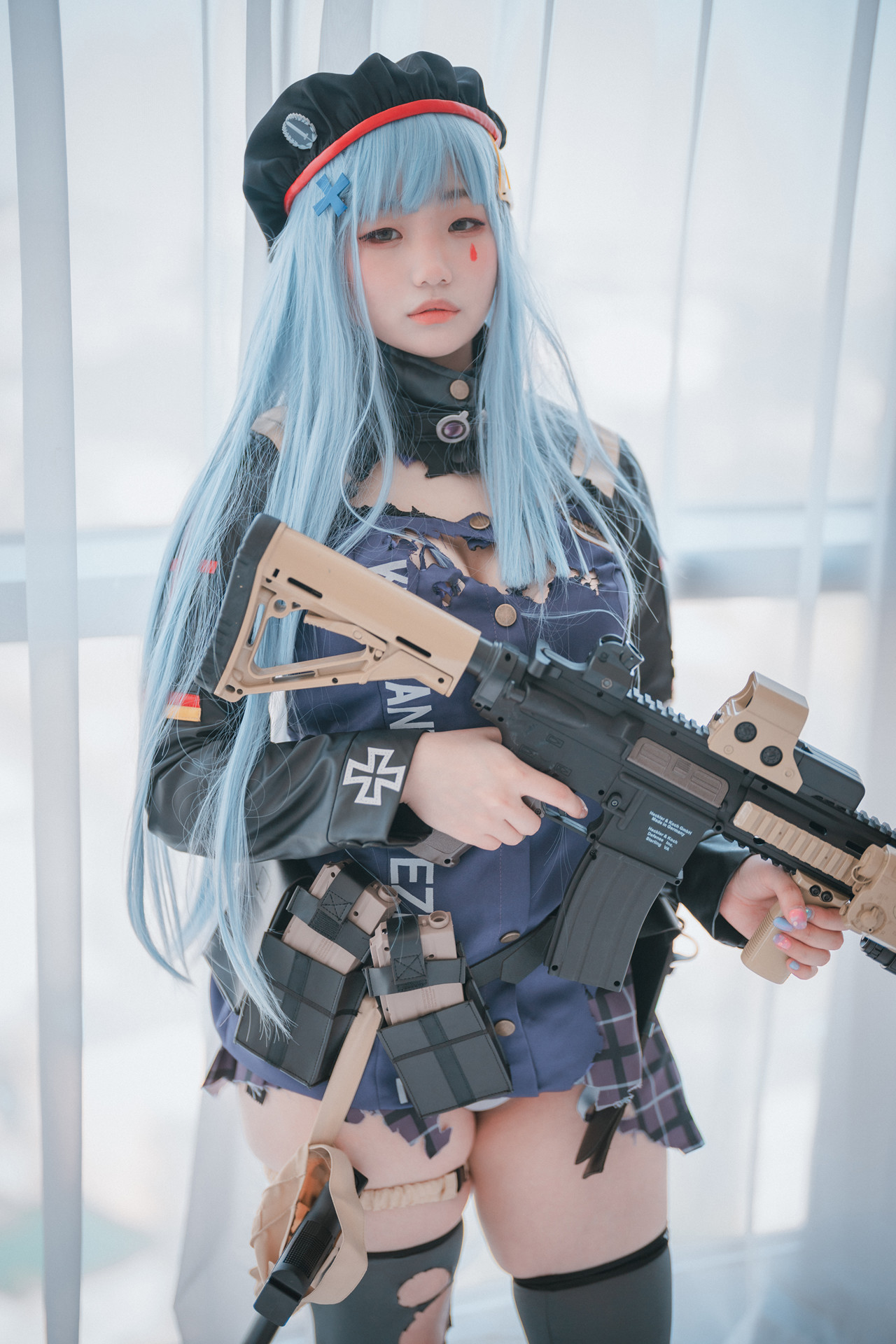 Mimmi 밈미, DJAWA ‘Girls’ Frontline HK416 Damaged Ver.’ Set.01(45P)