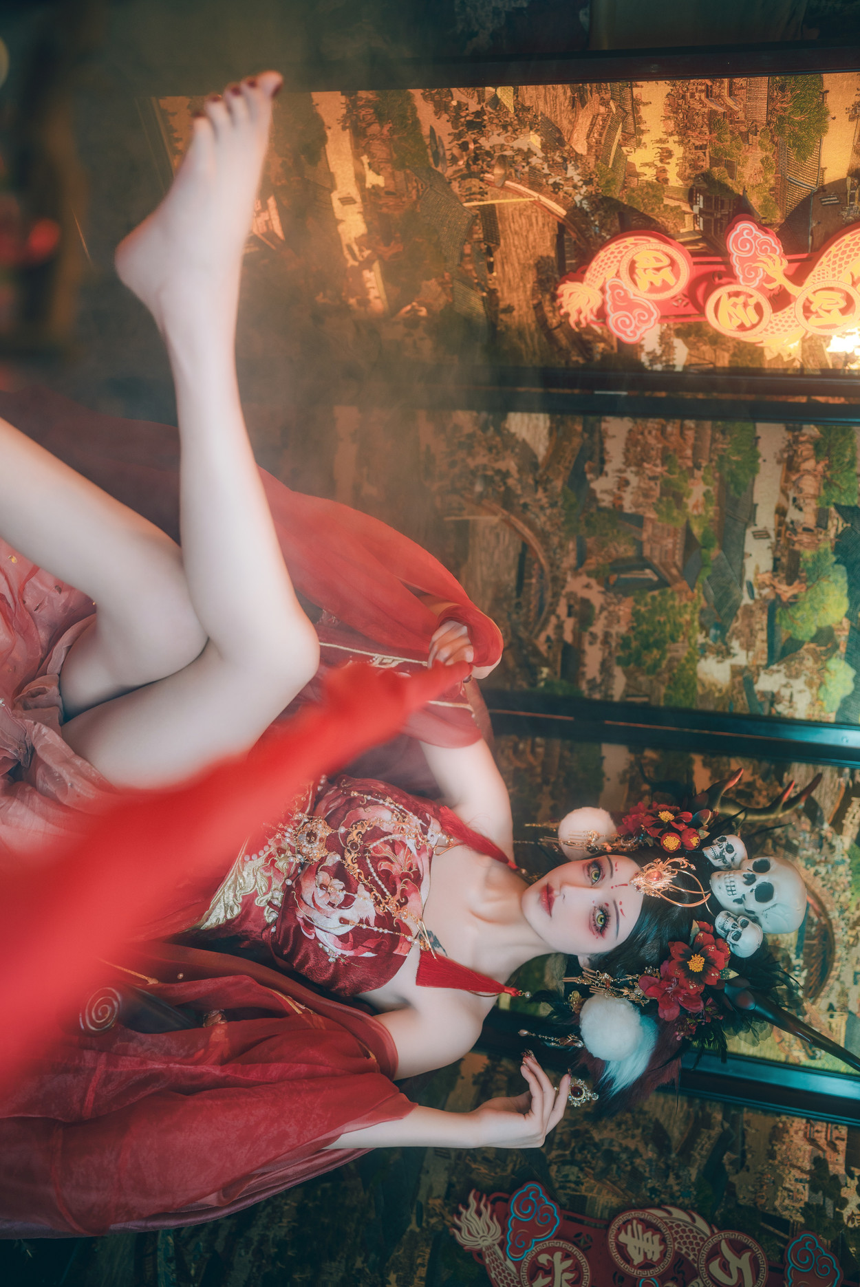 Cosplay 鹿八岁 闯进我家的凶凶年兽 Set.01(60P)