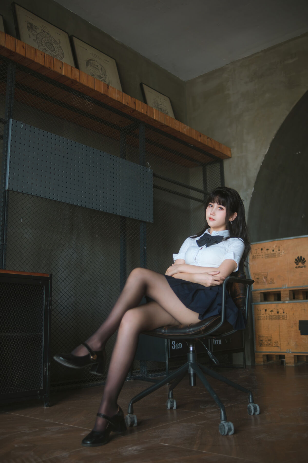 Coser@不呆猫 – JK学妹户外 (60P)