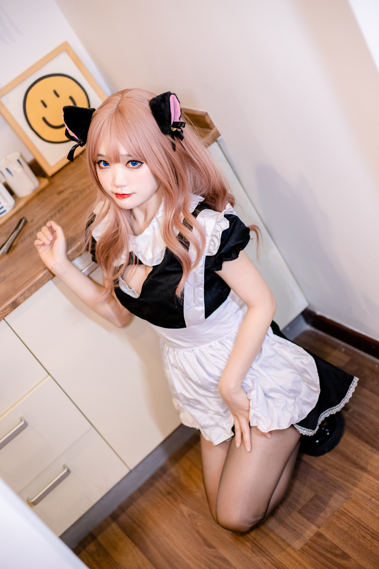 Cosplay 神沢永莉 厨房短款女仆(40P)