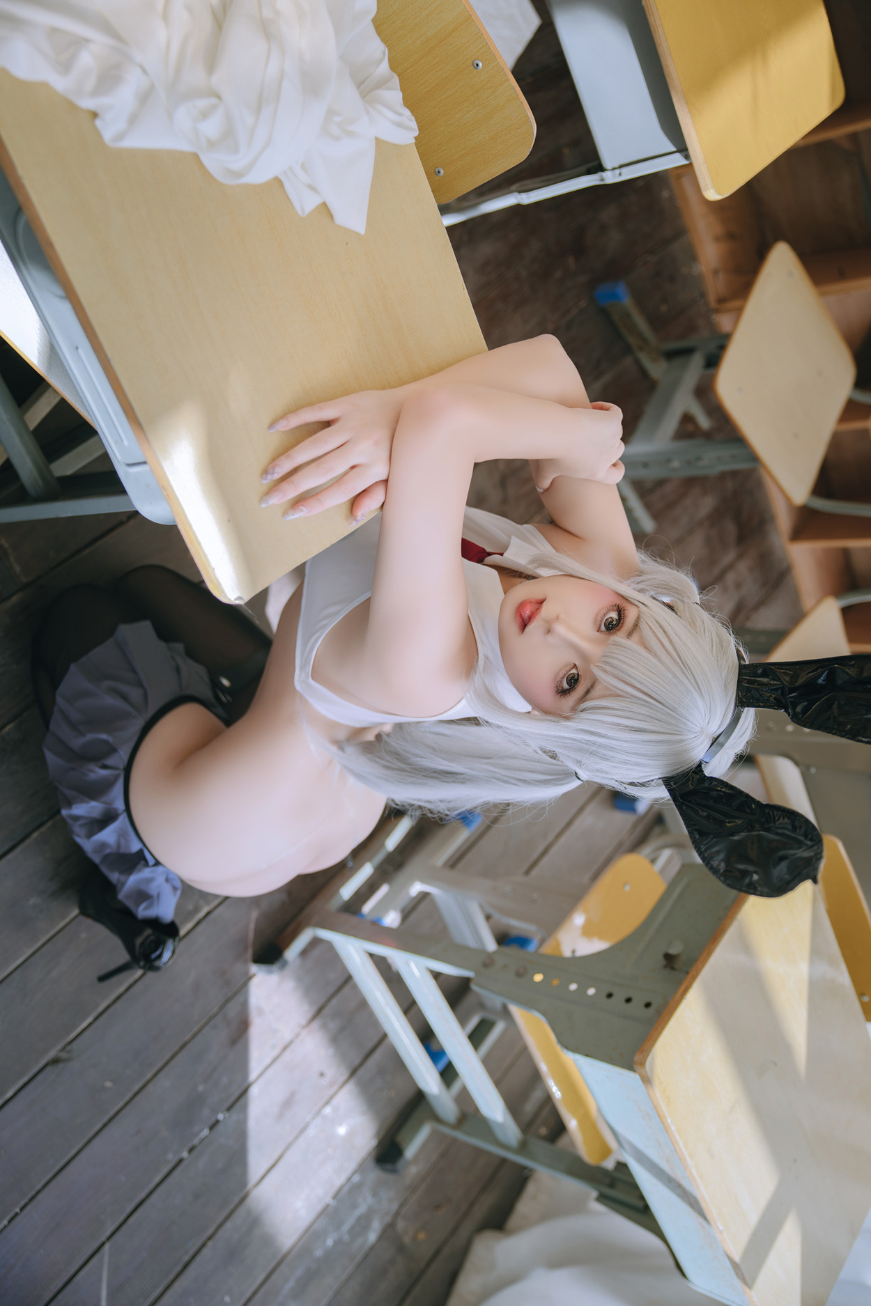 Cosplay Rinaijiao日奈娇 叛逆少女JK Set.01(50P)