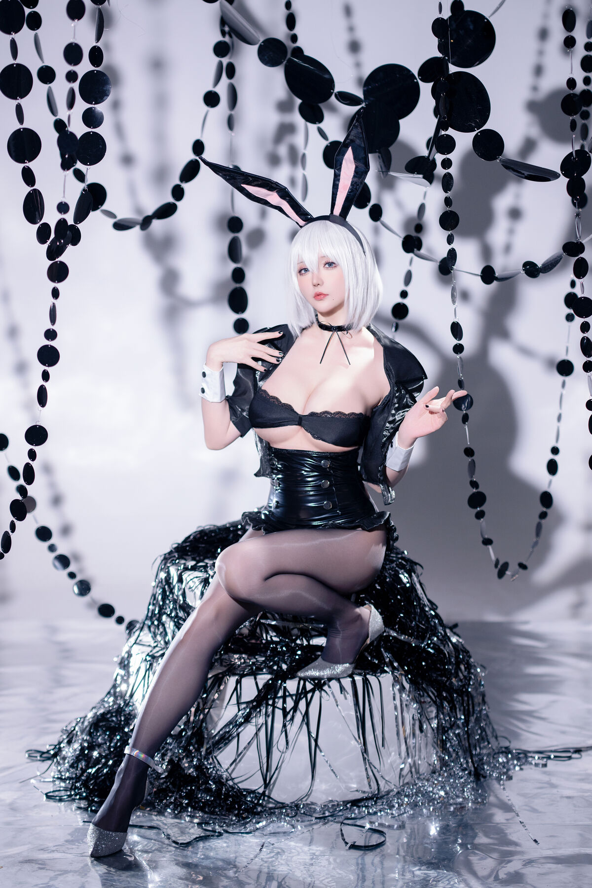 Coser@星之迟迟Hoshilily – 尼尔 机械纪元 2B 兔女郎 (35P)