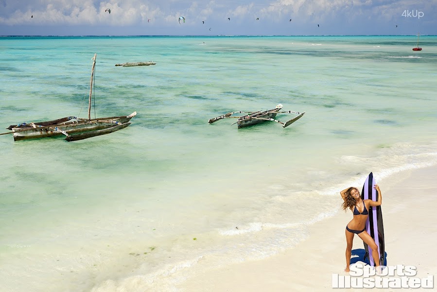 Nina Agdal 2016 Zanzibar