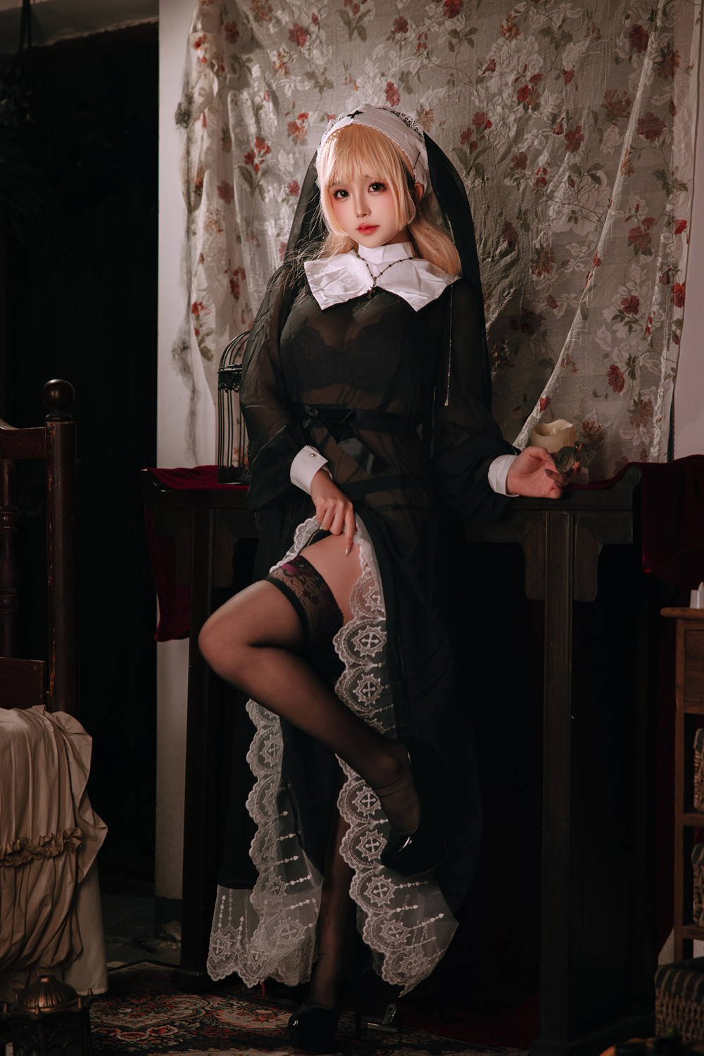 Cosplay Rinaijiao日奈娇 – 禁忌修女 Set.01