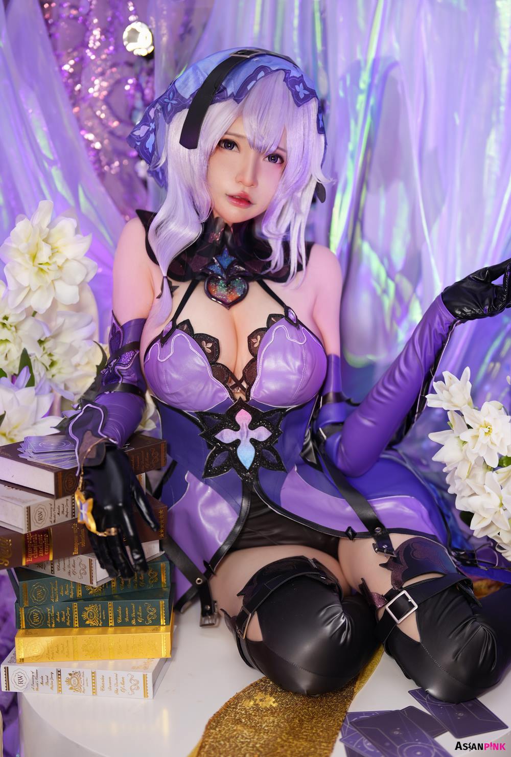 Coser @Potato Godzilla – Black Swan Cosplay (Honkai Star Rail)
