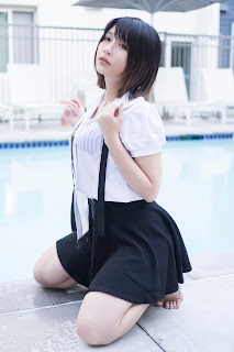 Coser@Hana Bunny – Wet Shirt Casual
