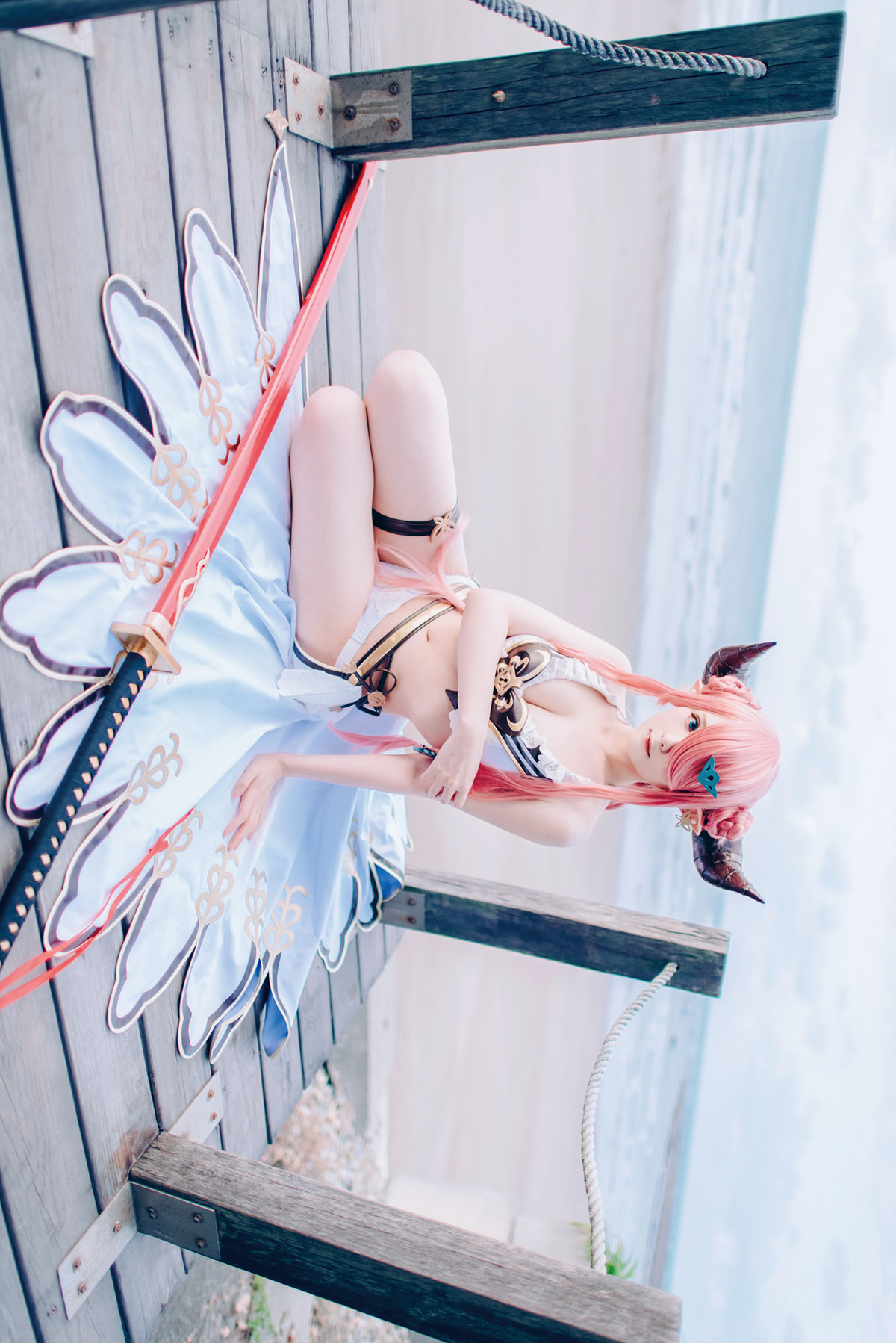 Cosplay 霜月shimo 碧蓝幻想 娜尔梅亚 Set.01(45P)
