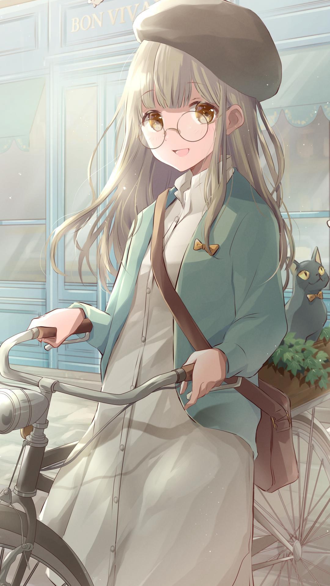 可爱动漫精致少女唯美插画