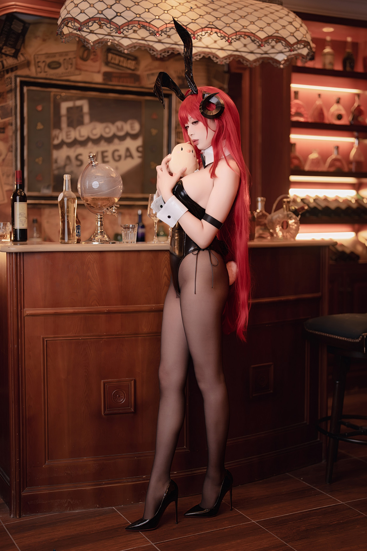 Cosplay 轩萧学姐 兴登堡兔女郎(70P)