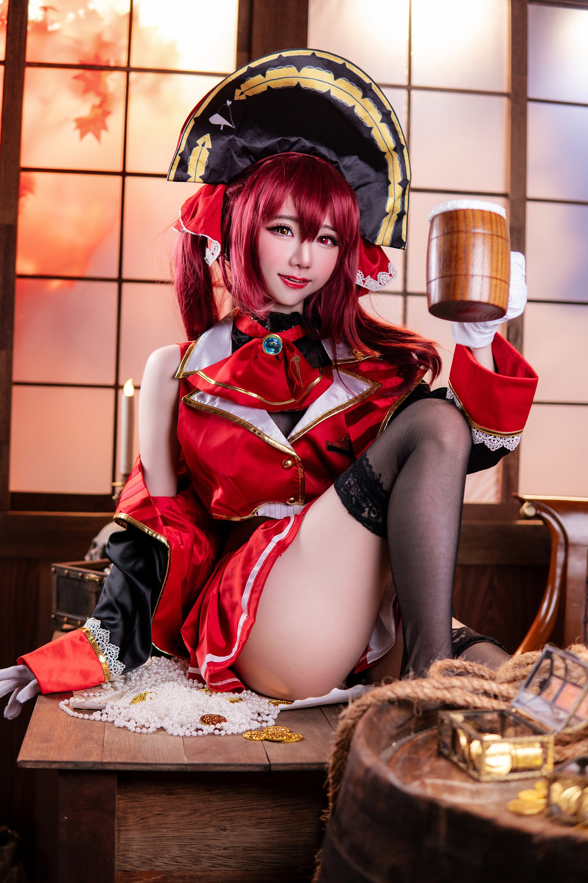 Cosplay Sally多啦雪 – Houshou Marine 宝鐘マリン