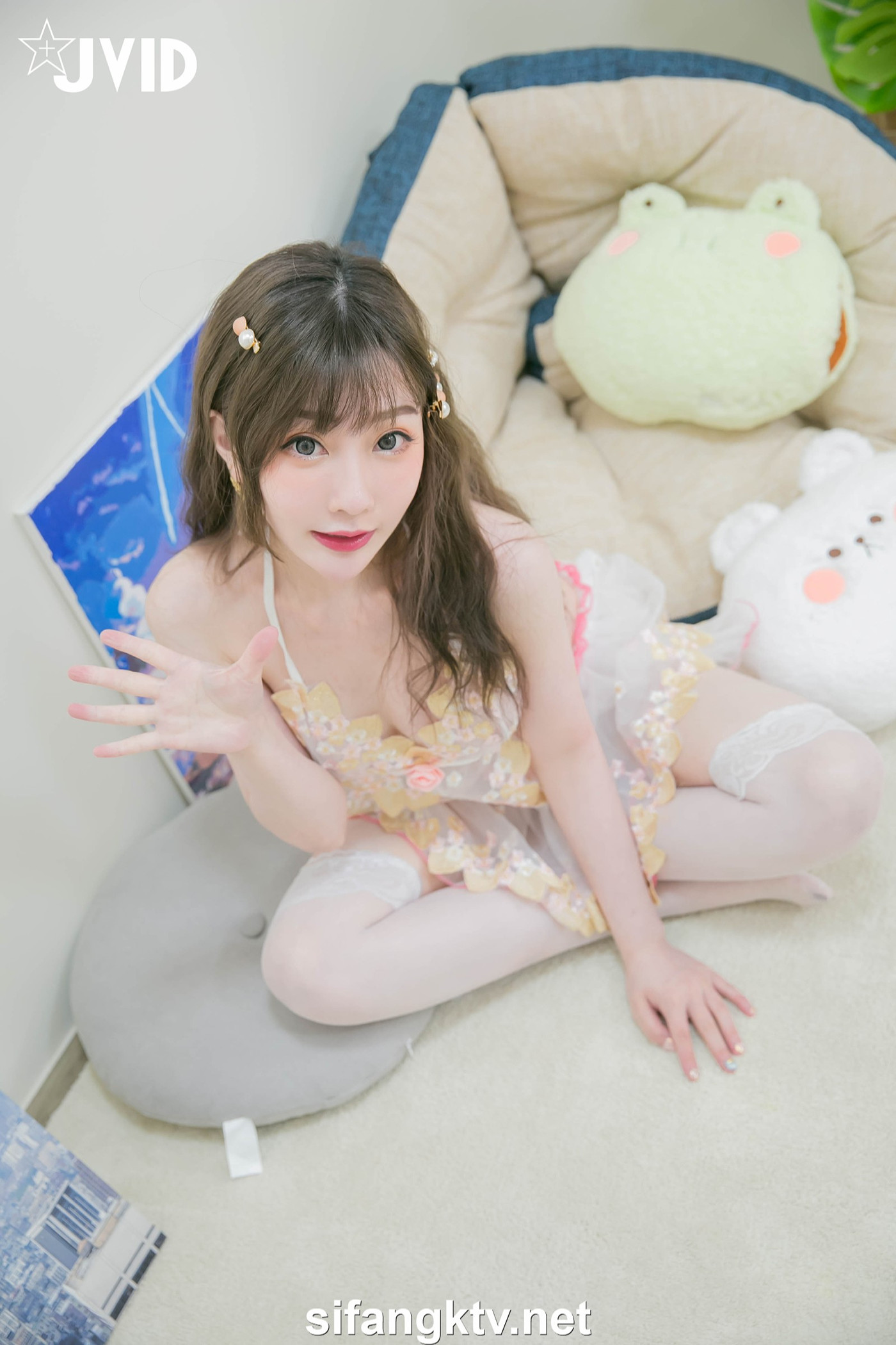 JVID 璃奈酱 Rina 天女召唤 裸衣天女的情色选择题 Set.01