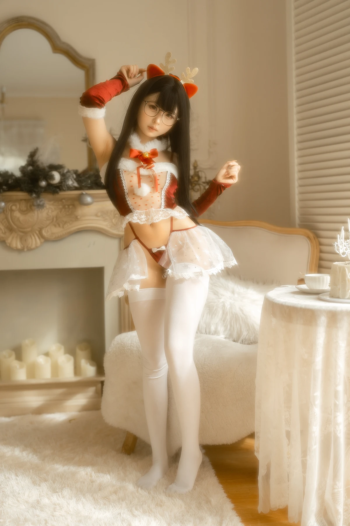 Cosplay 幼水铃衣 – 圣诞小鹿