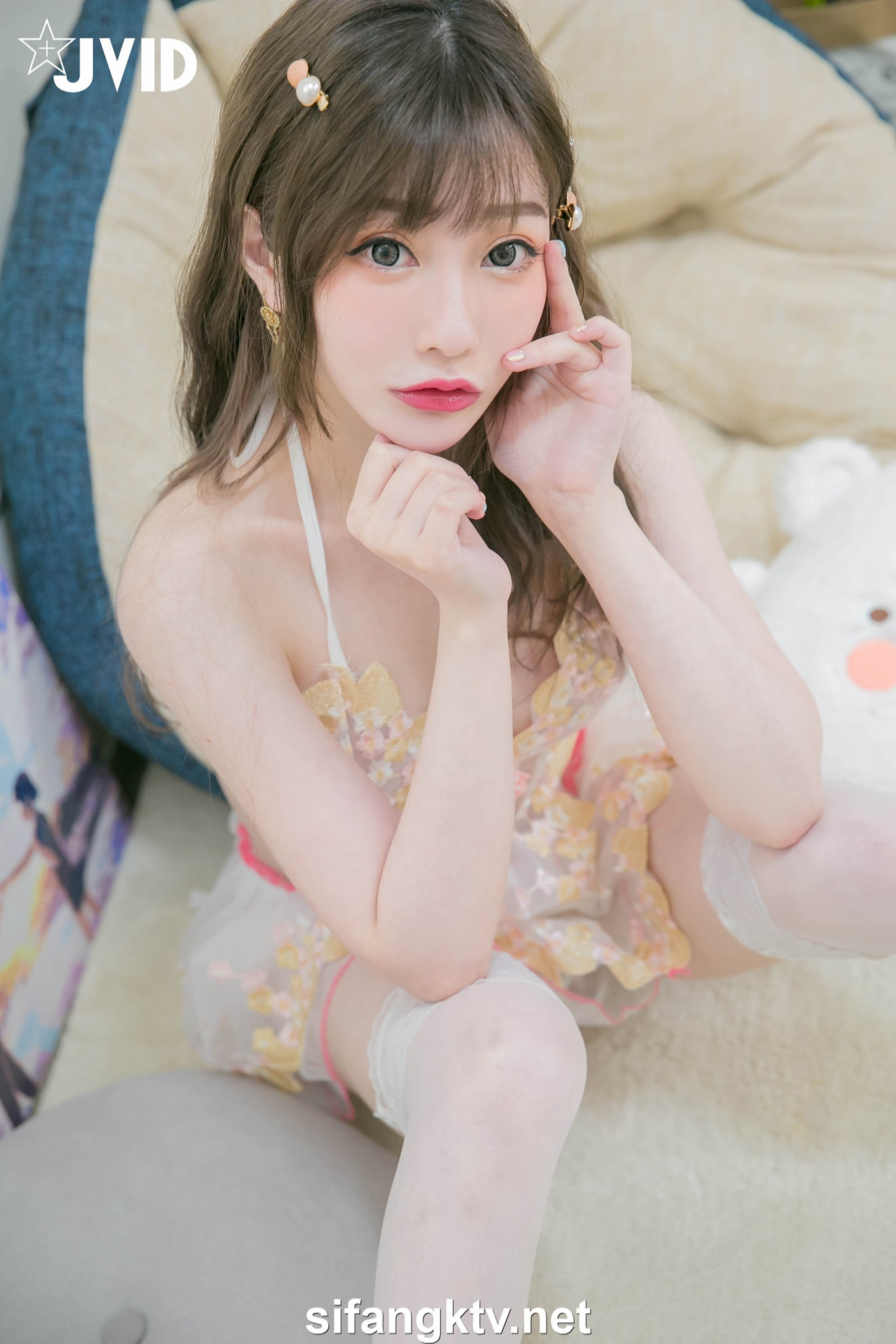 JVID 璃奈酱 Rina 天女召唤 裸衣天女的情色选择题 Set.01