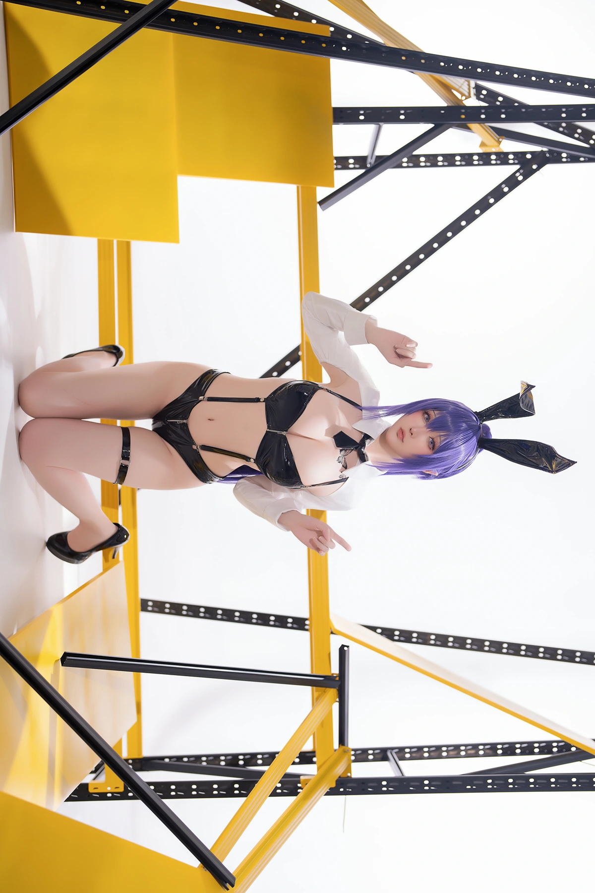 Cosplay 星之迟迟Hoshilily – 尼尔同人 2B学姐服