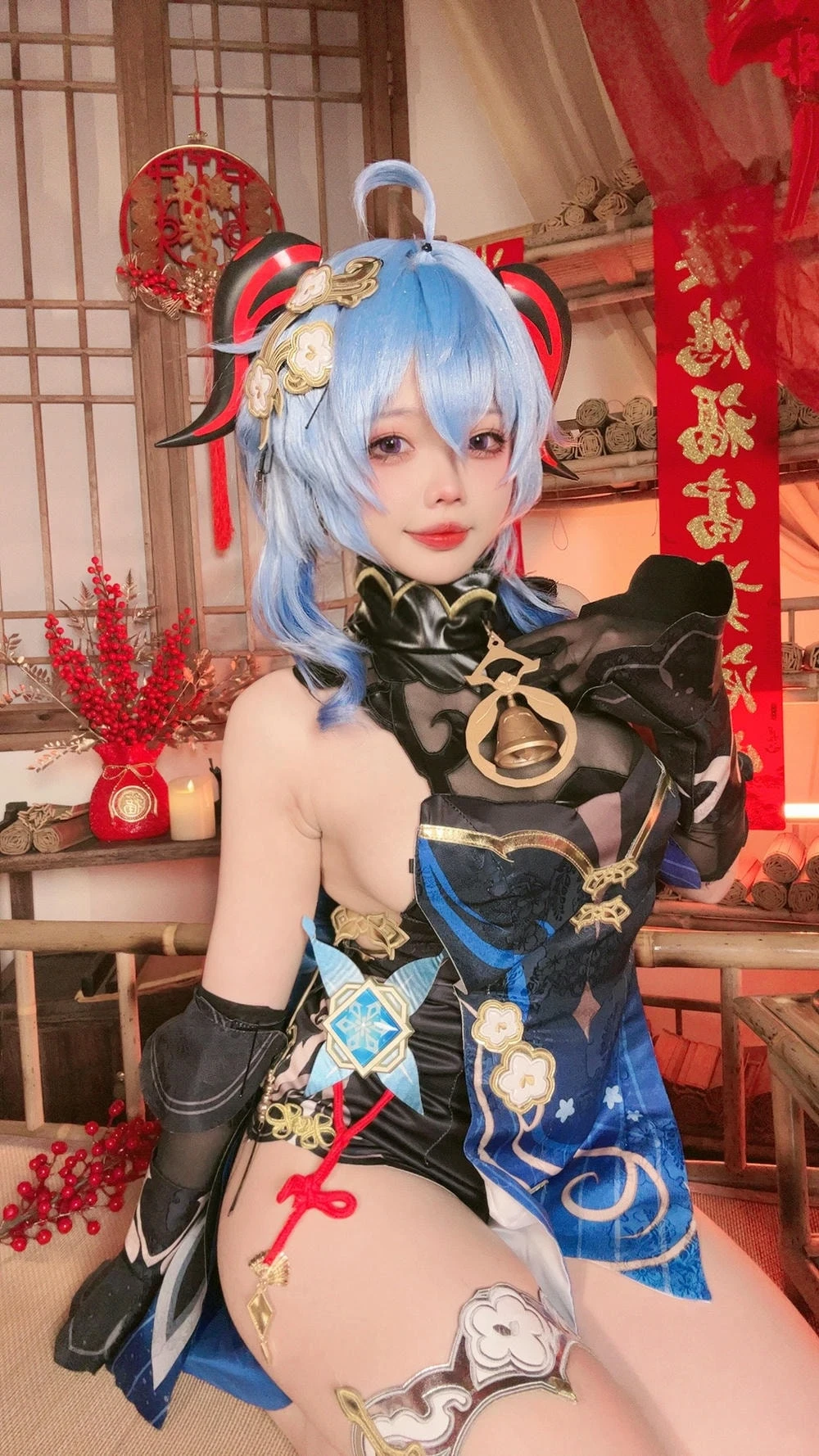[網路收集系列]Coser@小瑤么么 – 甘雨海燈節禮服[40P]