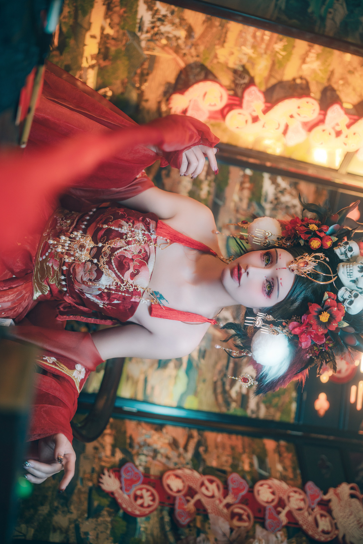 Cosplay 鹿八岁 闯进我家的凶凶年兽 Set.01(60P)