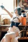 Cosplay 半半子Banbanko 碧蓝航线 柴郡抱枕(56P)