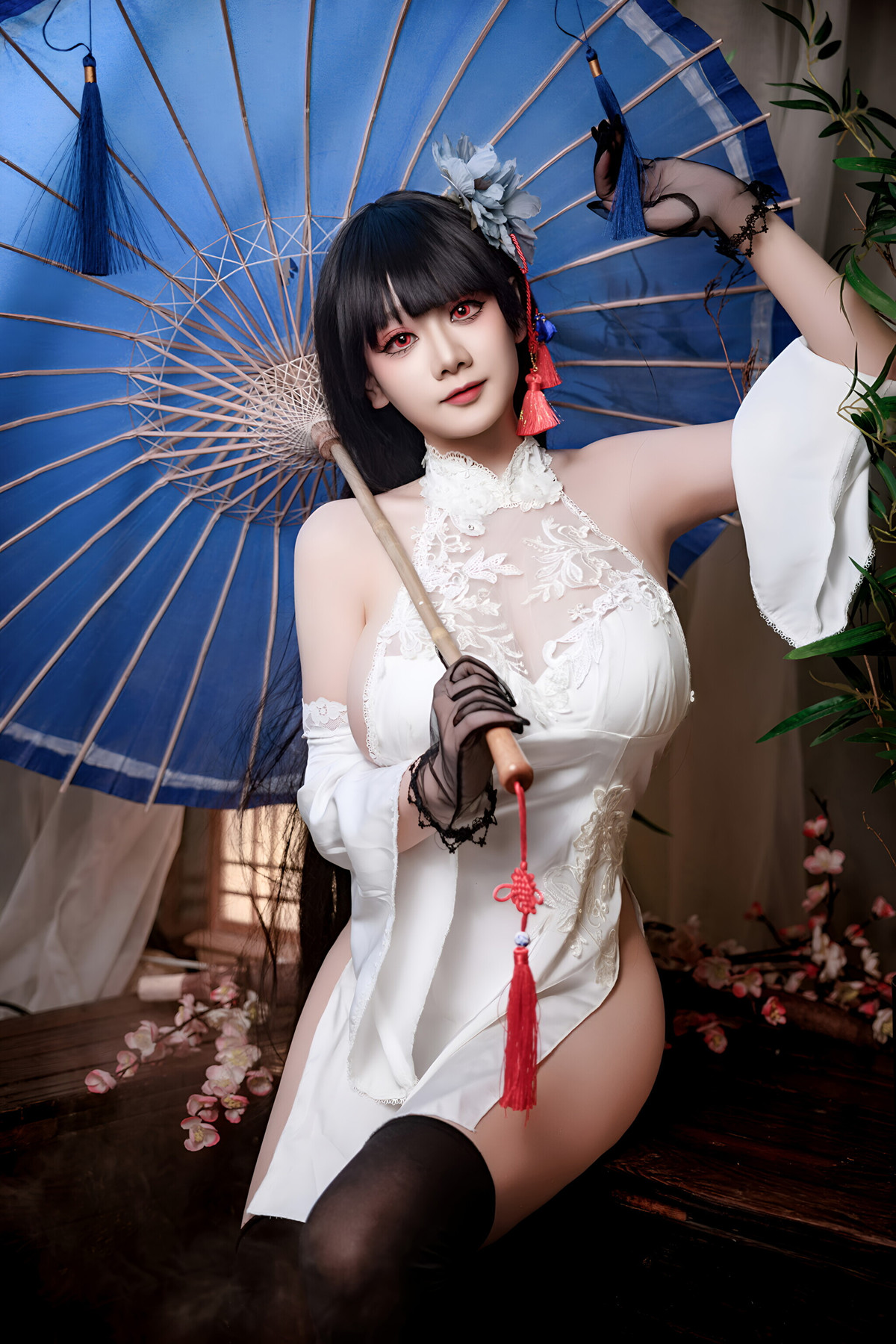 Cosplay 阿雪雪 – 碧蓝航线 逸仙 中式 Set.02