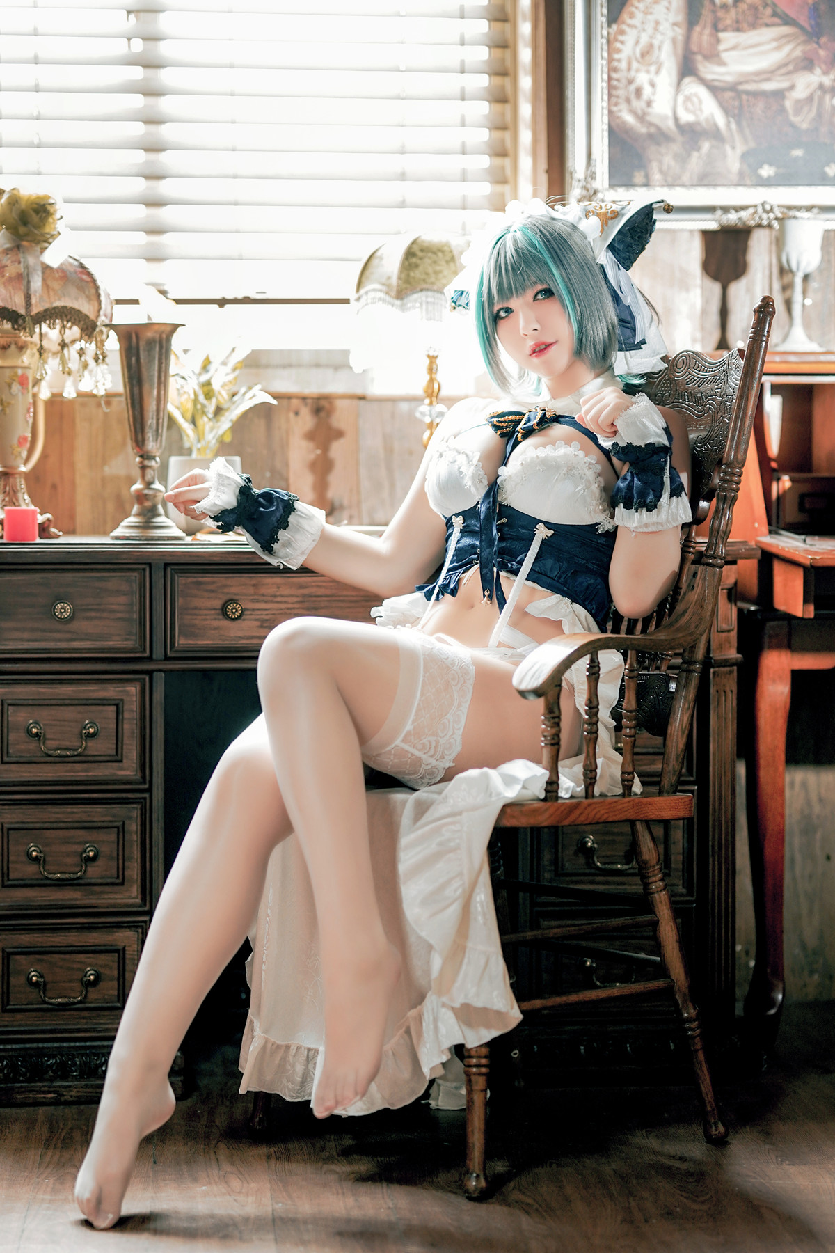 Cosplay 半半子Banbanko 碧蓝航线 柴郡抱枕(56P)