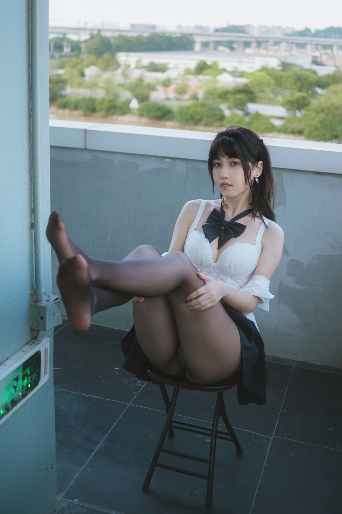Coser@不呆猫 – JK学妹户外 (60P)