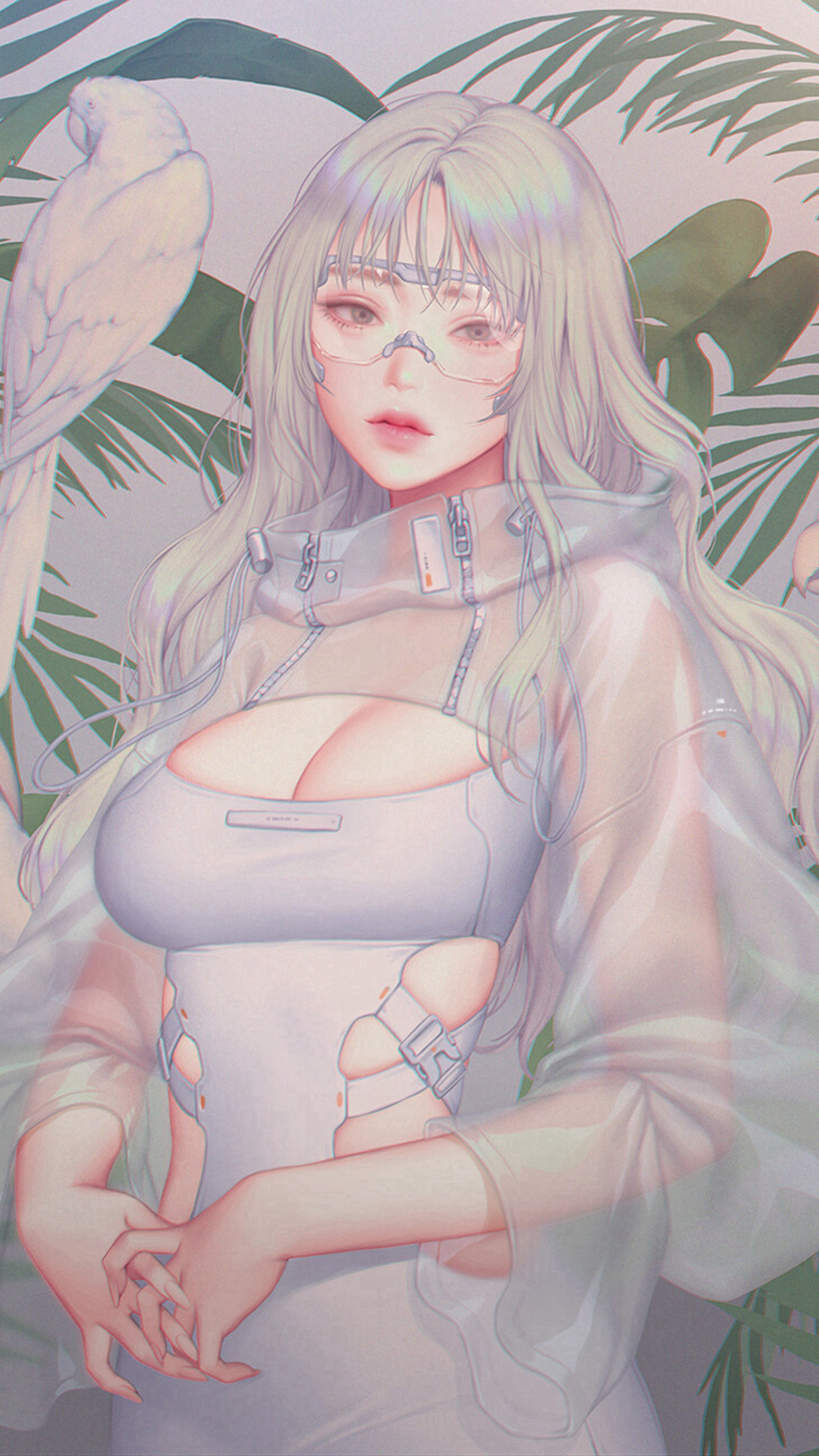 萌系治愈二次元美女