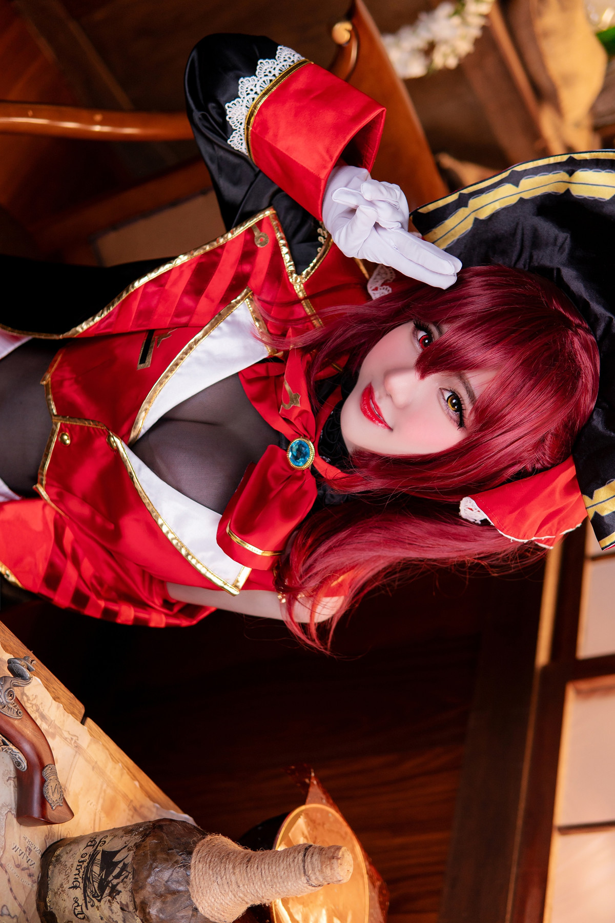 Cosplay Sally多啦雪 – Houshou Marine 宝鐘マリン(51P)