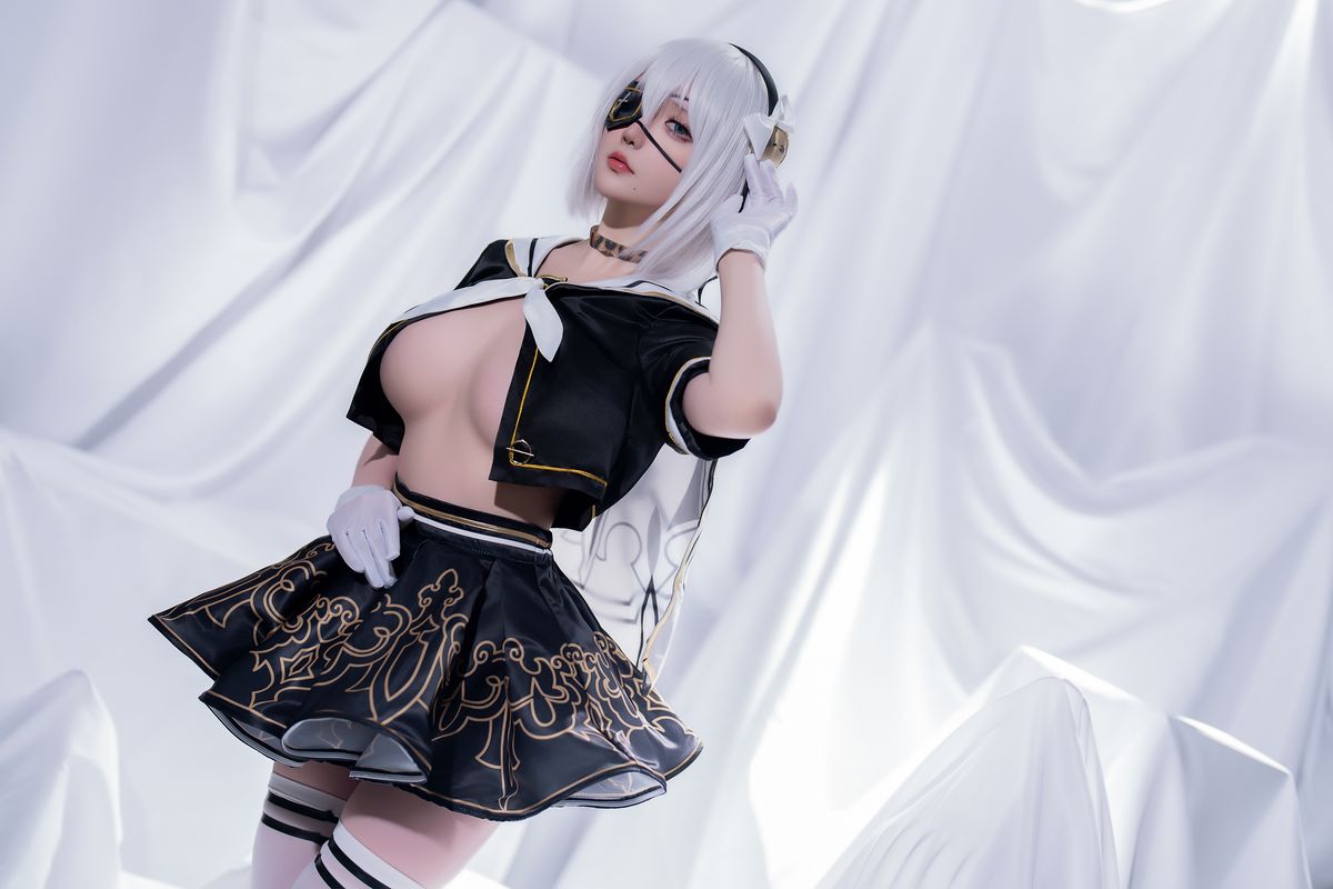 Coser@星之迟迟Hoshilily – 尼尔同人 2B学生服 (30P)
