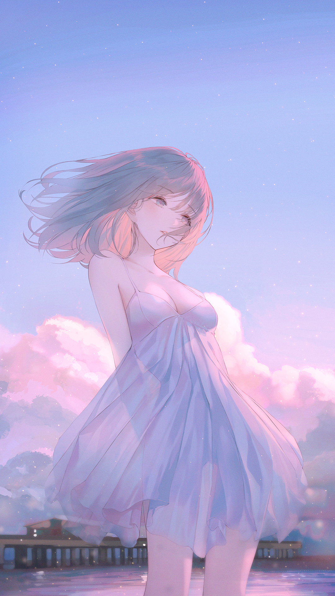 唯美意境性感动漫美女