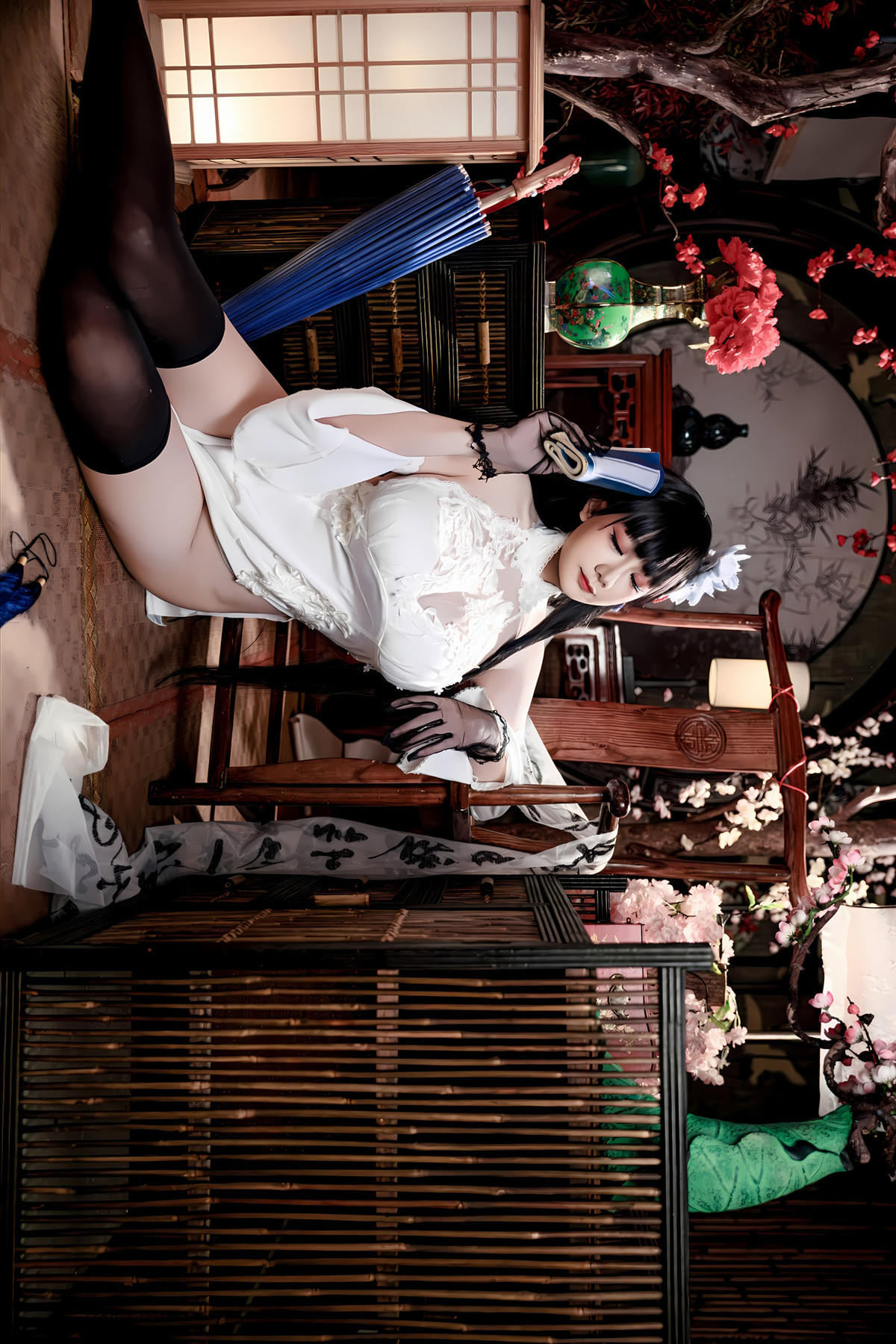 Cosplay 阿雪雪 – 碧蓝航线 逸仙 中式 Set.01(46P)