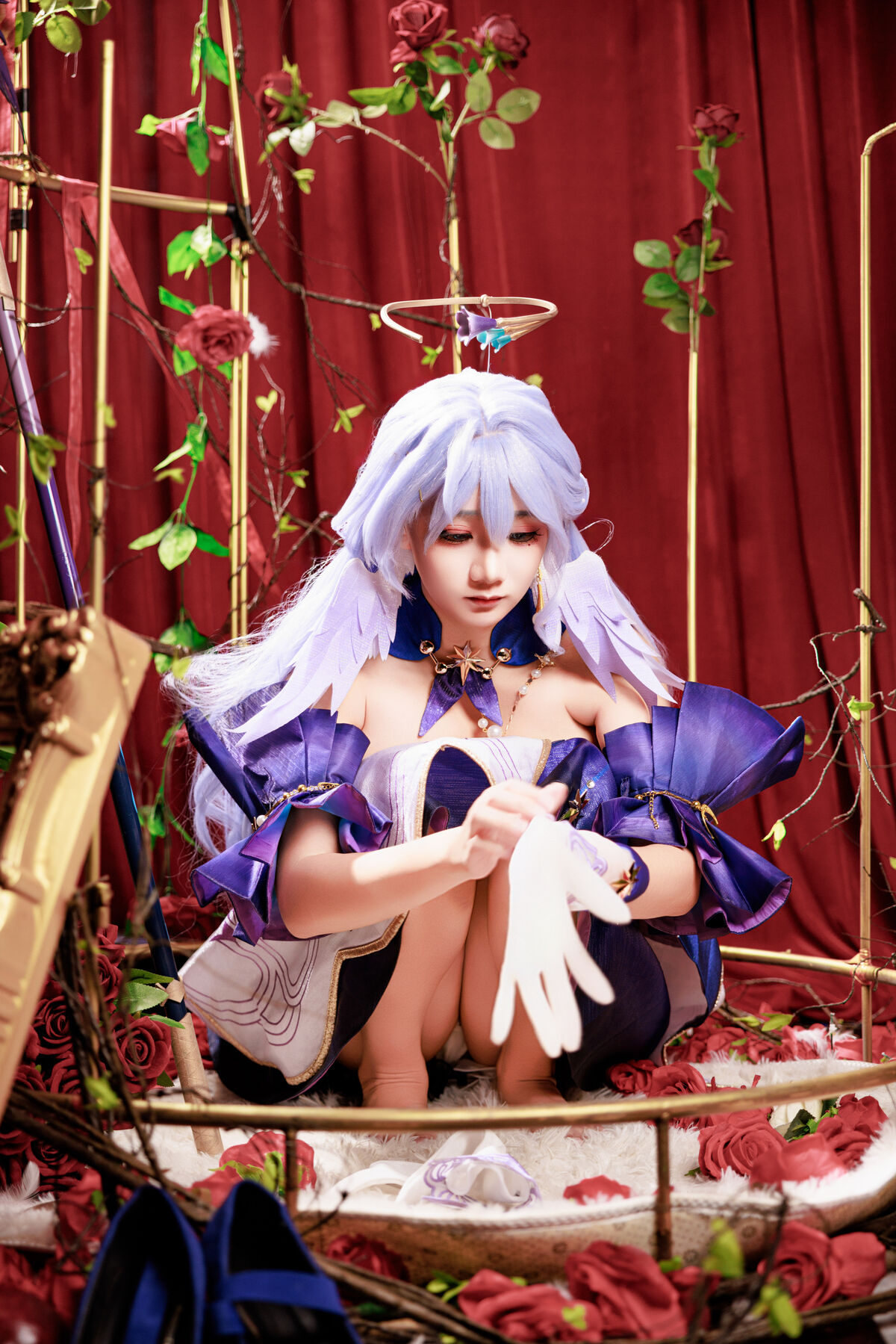 Coser@阿雪雪 – 崩坏 星穹铁道 知更鸟 (91P)