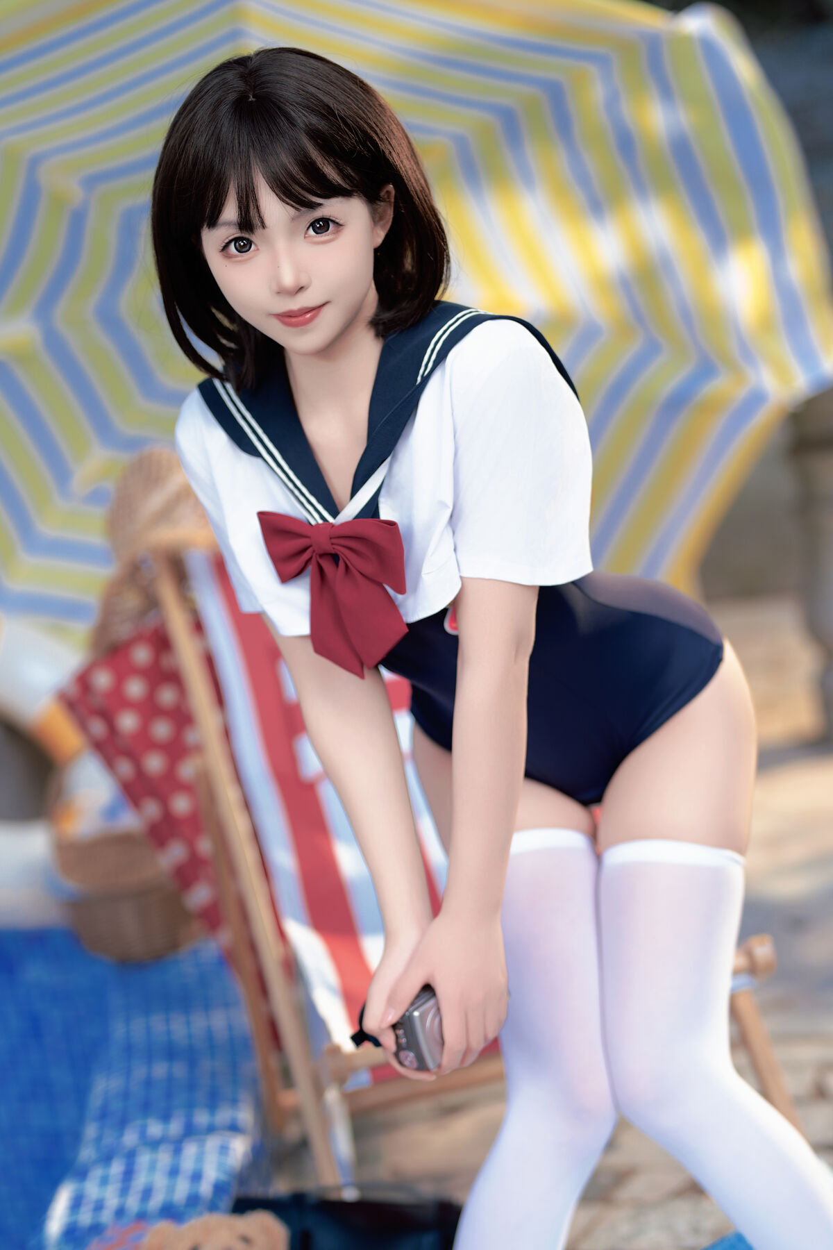 Coser@Bangni邦尼 – 反差JK泳装 Part01 (50P – 7V)