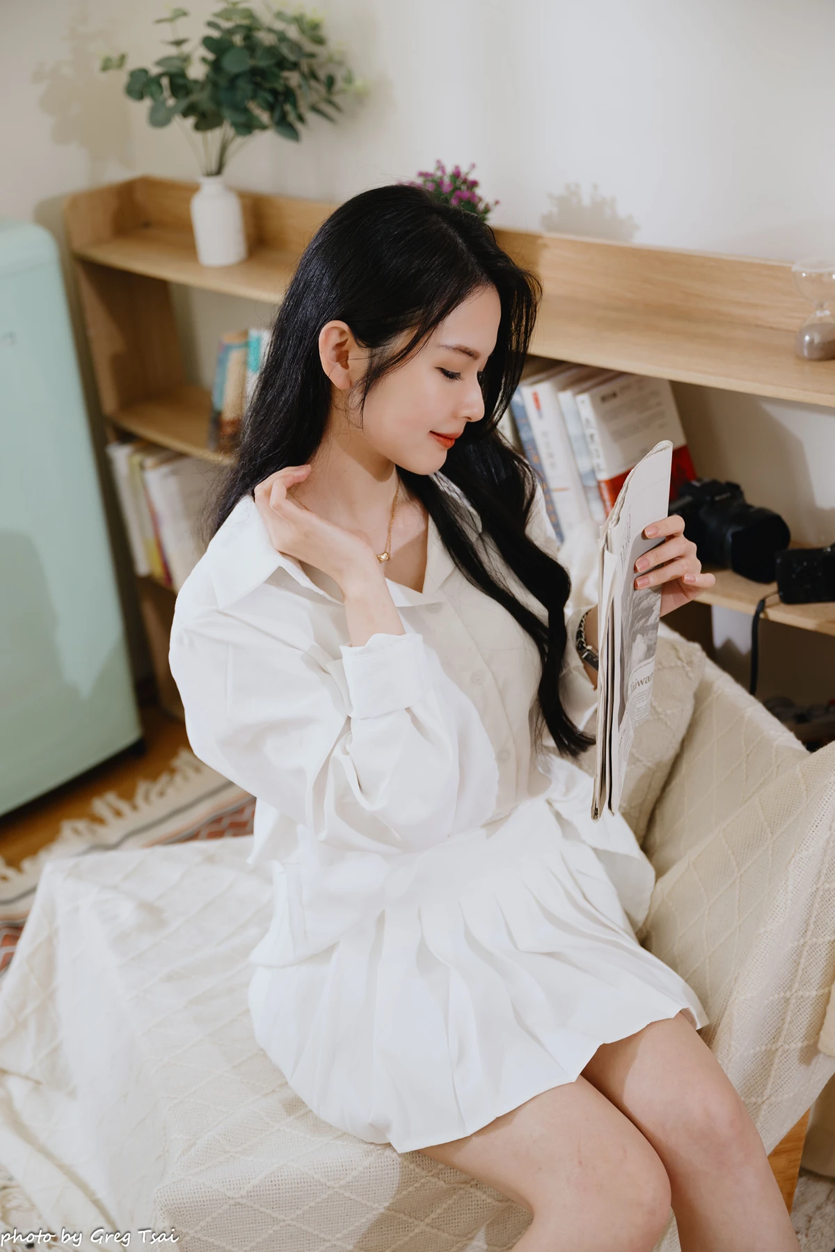Cosplay 米浆 – 卧室百褶裙 Set.01