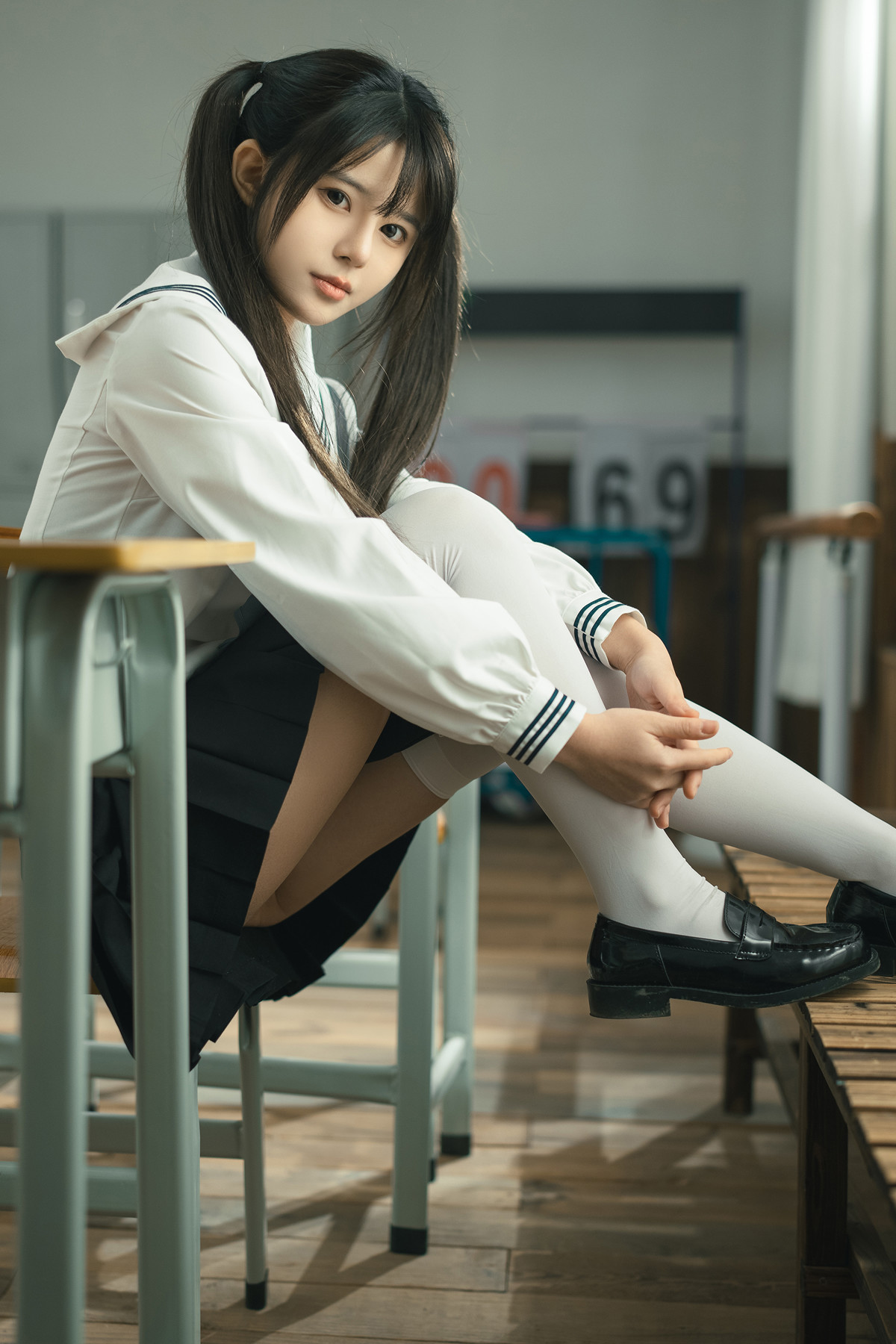 Cosplay Rua阮阮 授课中 In Class(60P)