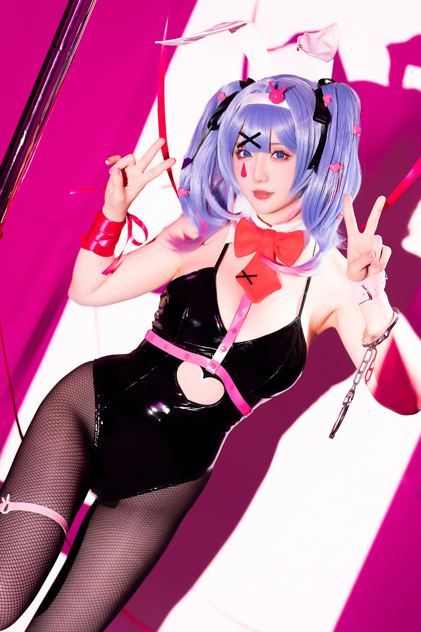 Cosplay 星之迟迟Hoshilily 初音未来 兔子洞(60P)