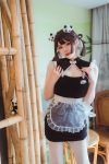 Cosplay Natsuko夏夏子 熊猫女仆(48P)