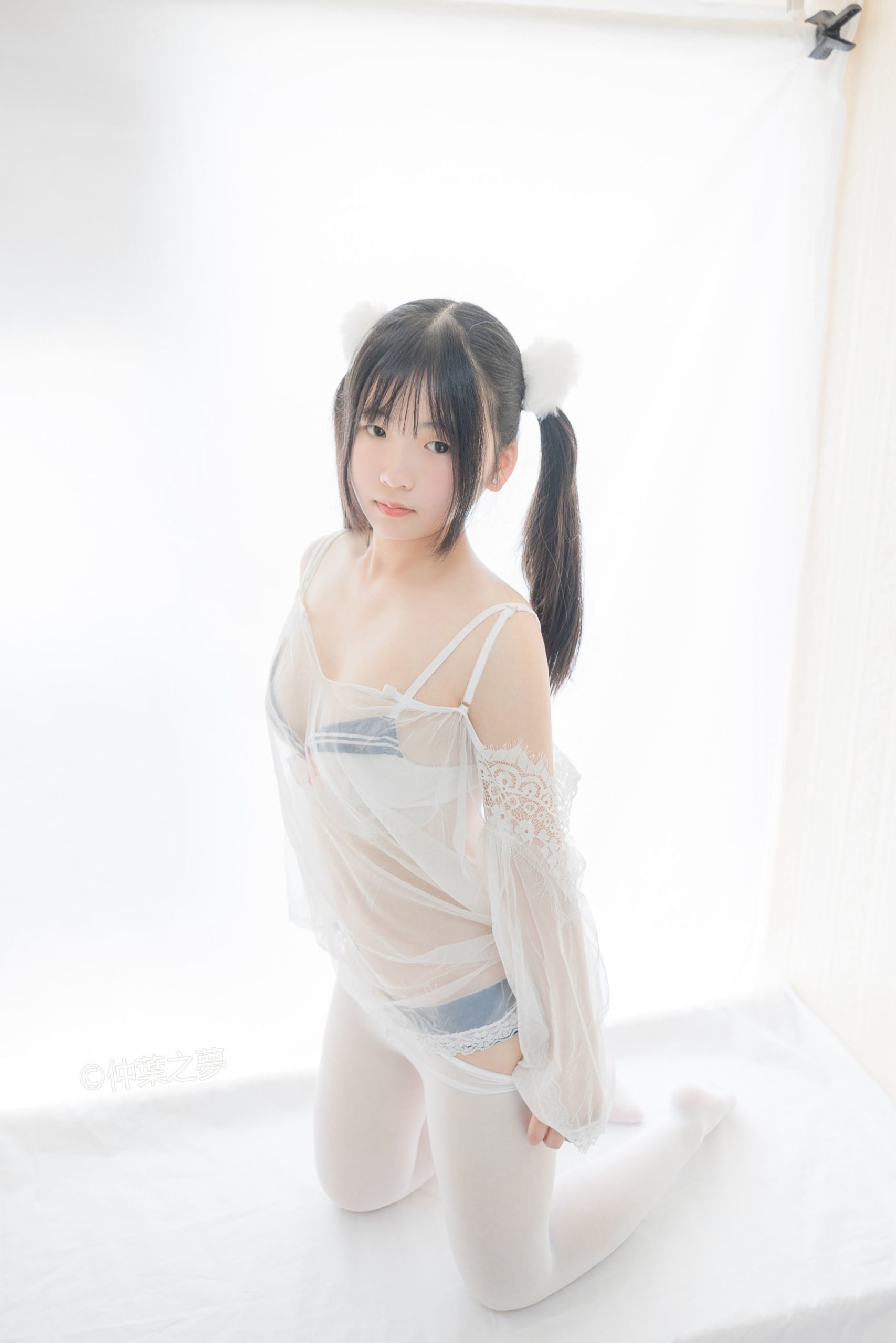[轻兰映画] Grand.004 美代Miyo 透明白纱