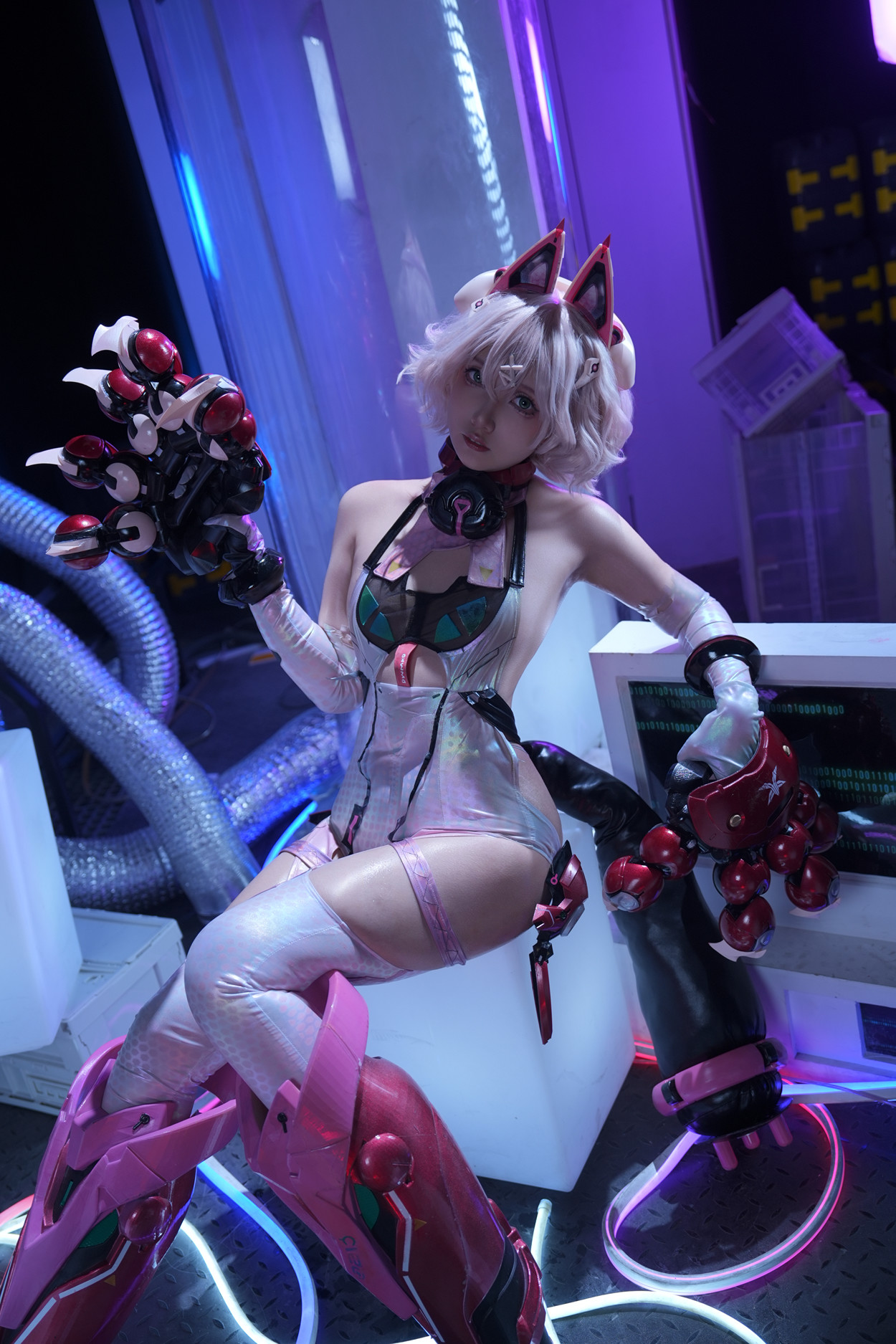 Cosplay 小和甜酒 交错战线绯俐(50P)
