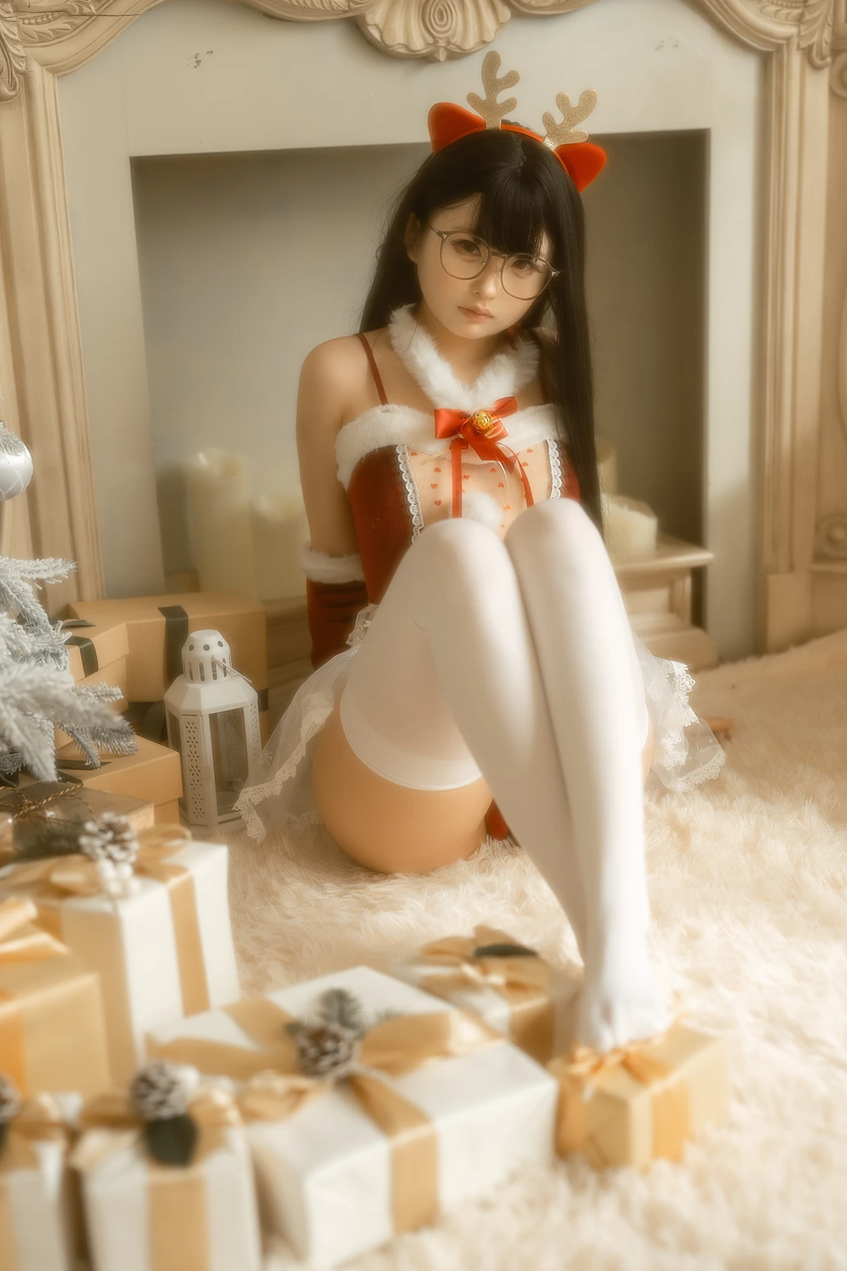 Cosplay 幼水铃衣 – 圣诞小鹿