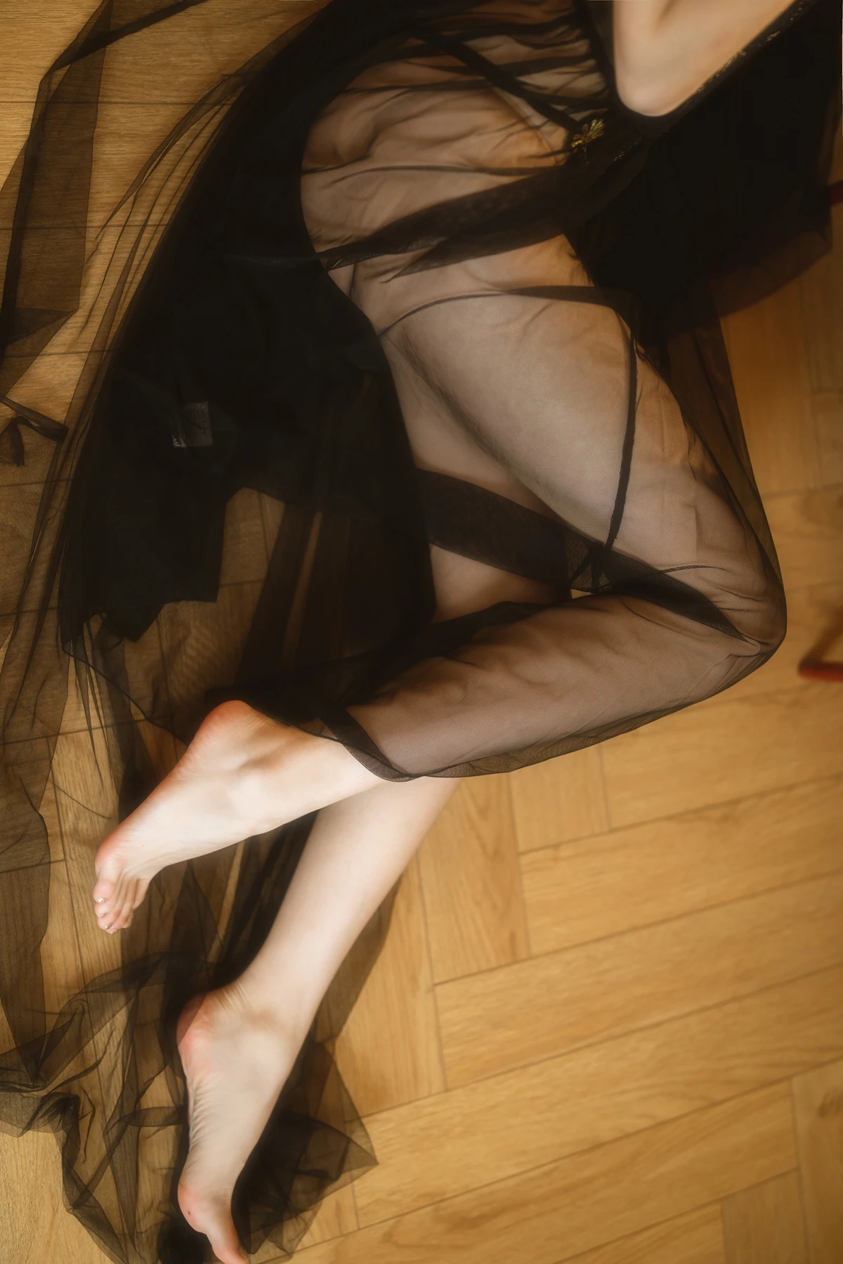 Cosplay 许岚LAN – 纯欲黑纱