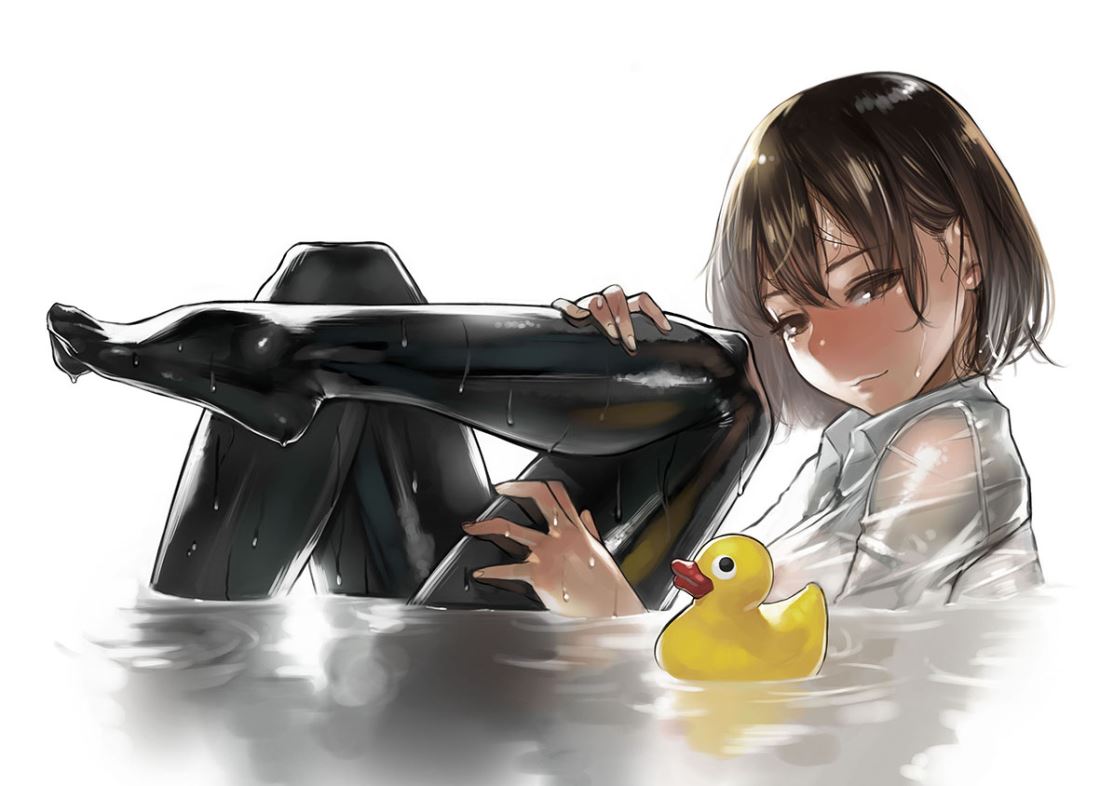 动漫少女唯美图片 修长美腿让人无法离开视线