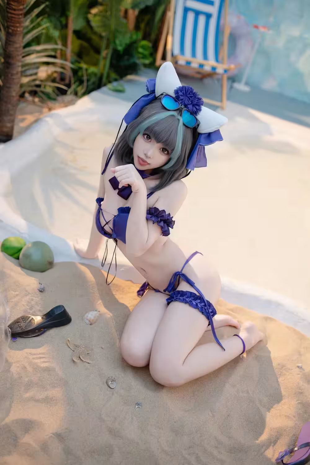 Bangni邦尼 – 碧藍航線 柴郡 泳裝 – 2