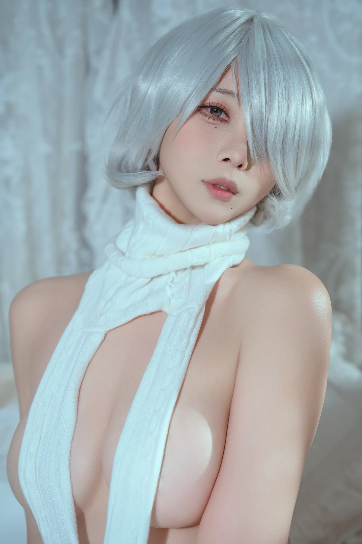 Cosplay 云溪溪Yunx1x1 & 奶桃 – 2B本 YoRHa No.2 Type B 下 Set.04