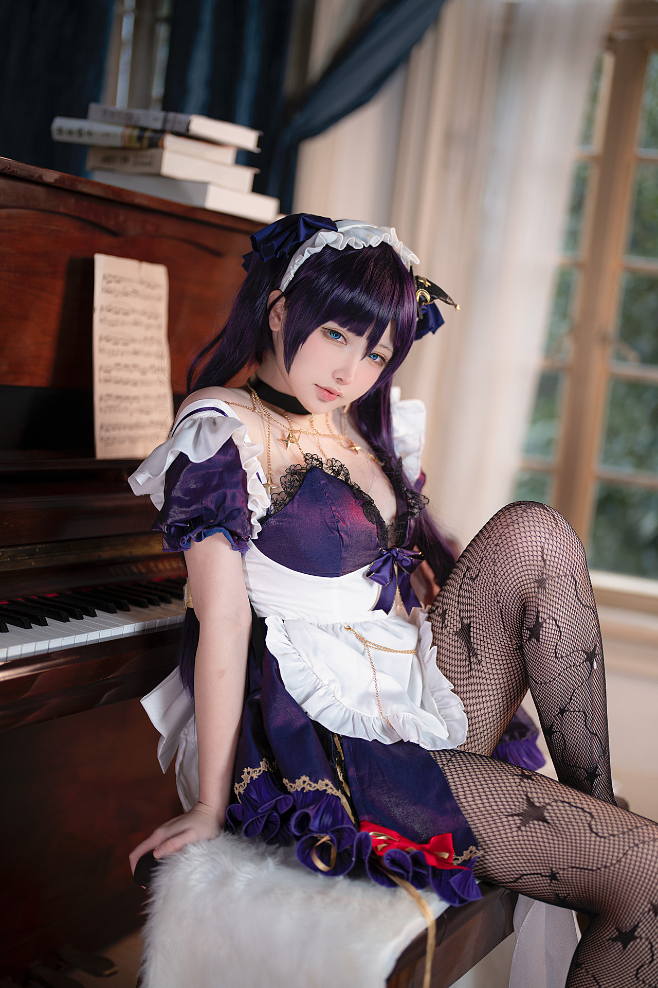 Cosplay 樱梨梨 莫娜女佣
