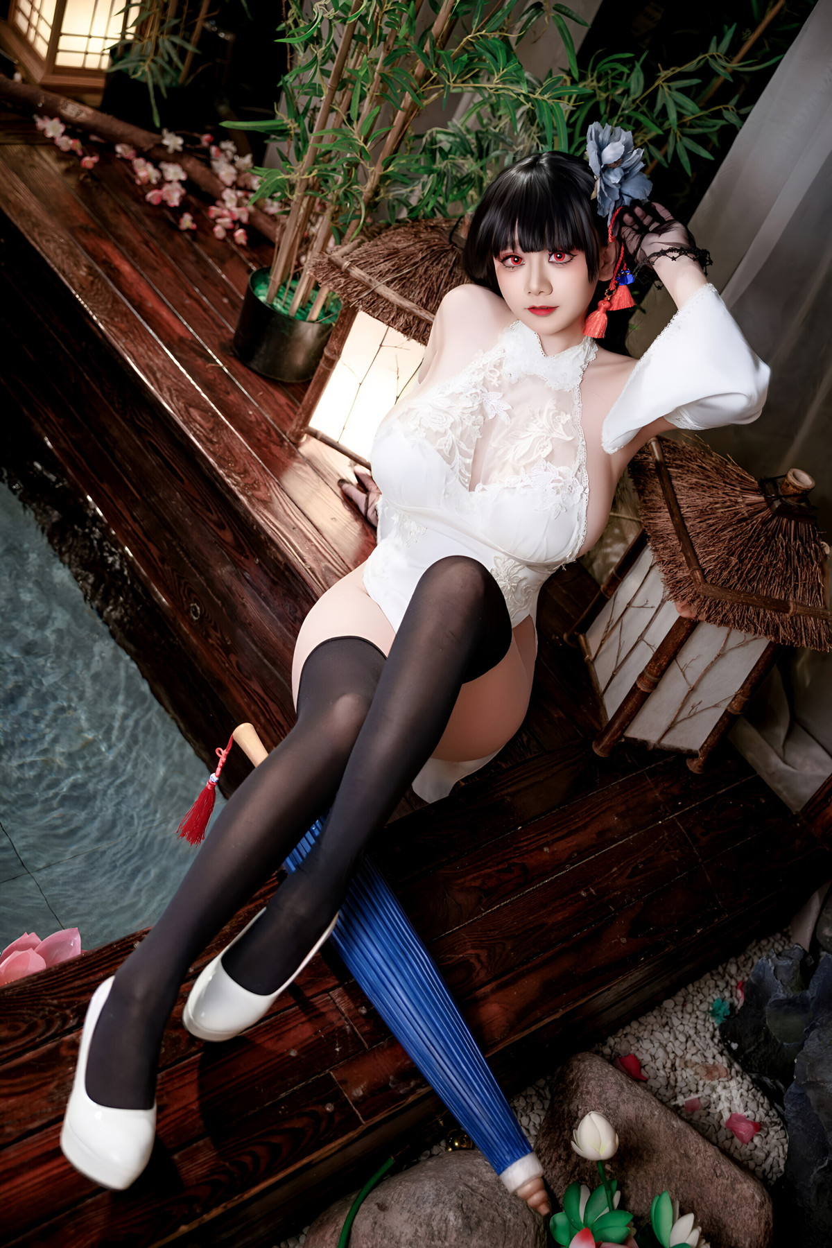 Cosplay 阿雪雪 – 碧蓝航线 逸仙 中式 Set.02(46P)