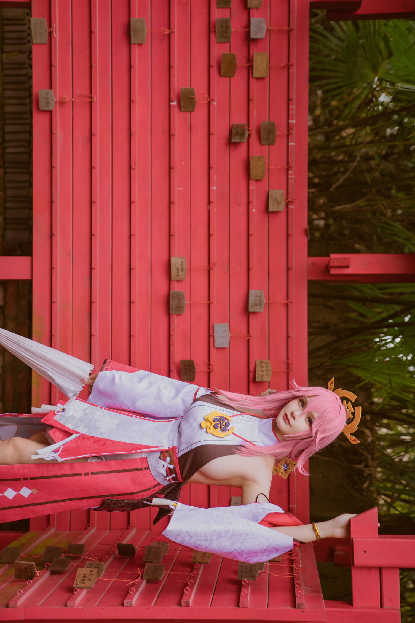 Cosplay 前羽_rr 原神 八重神子(60P)