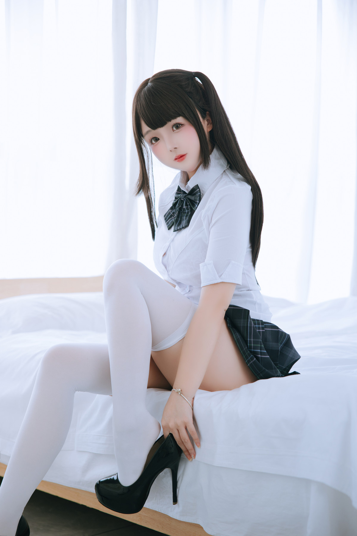 Cosplay Rinaijiao日奈娇 学姐 Set.01(65P)