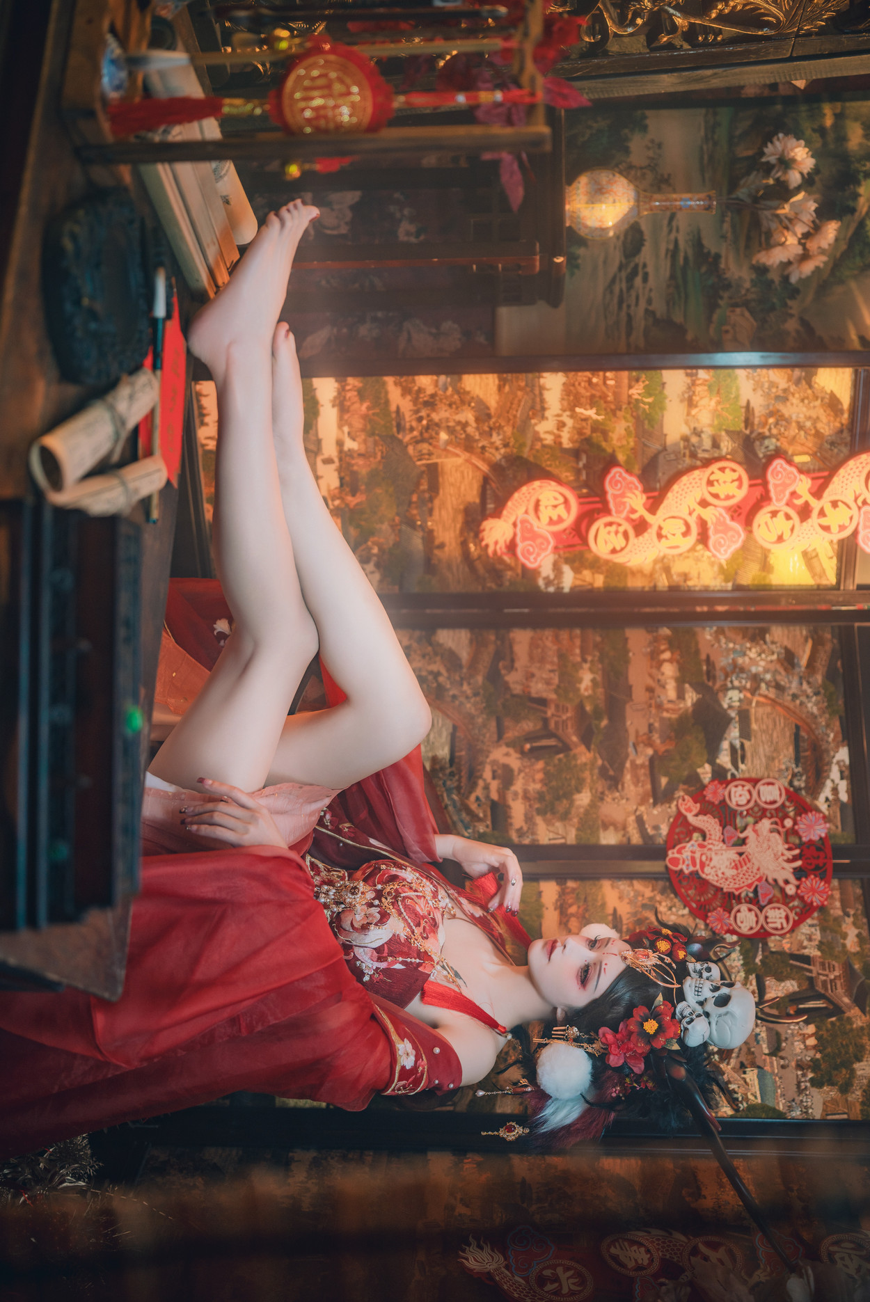 Cosplay 鹿八岁 闯进我家的凶凶年兽 Set.01(60P)