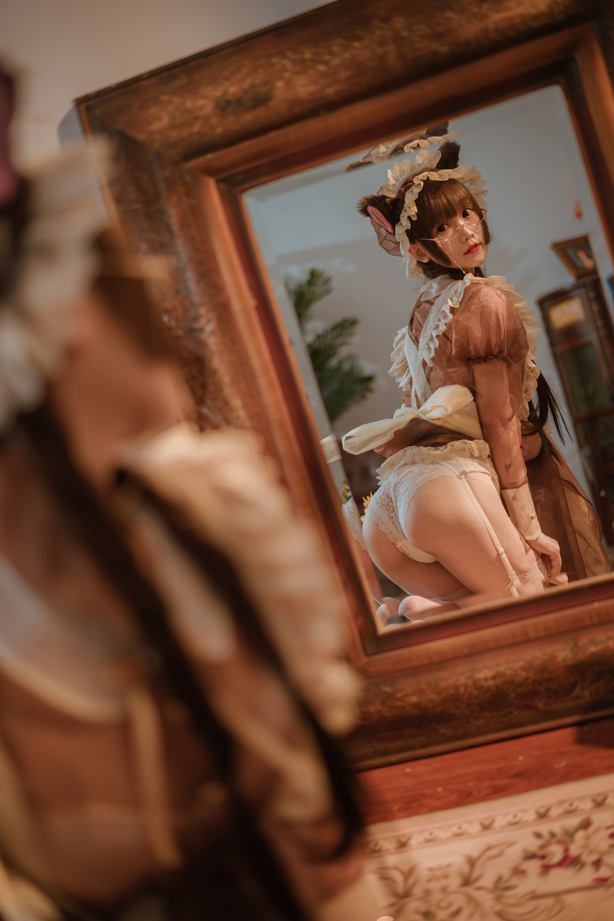 Cosplay 星野咪兔 – 透明女佣(61P)
